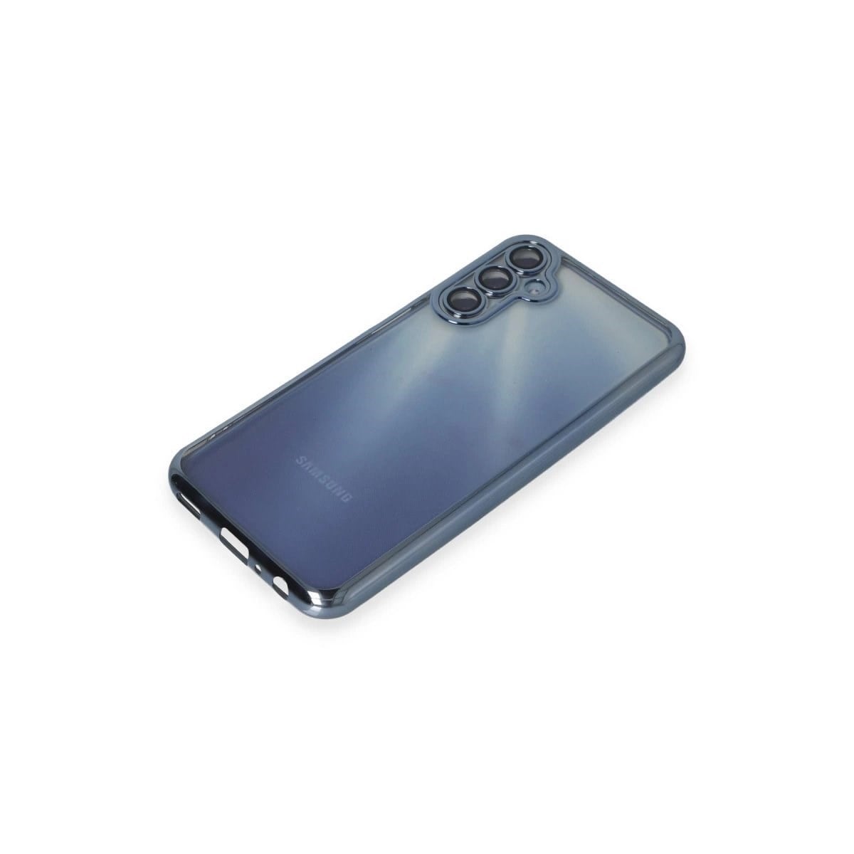 Samsung Galaxy A15 4g Kılıf Razer Lensli Silikon - Açık Mavi