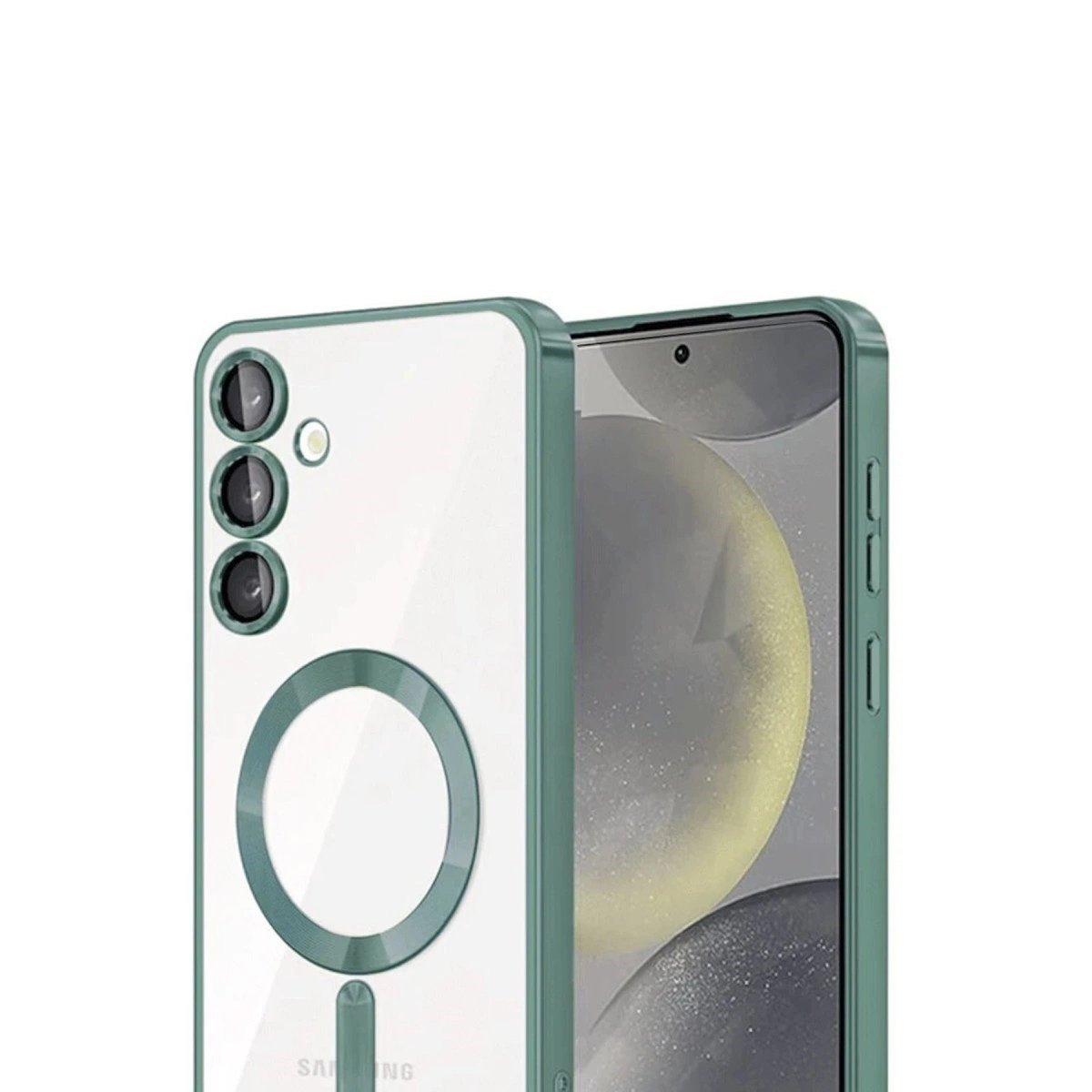 Samsung Galaxy A15 4g Kross Magneticsafe Kapak - Koyu Yeşil