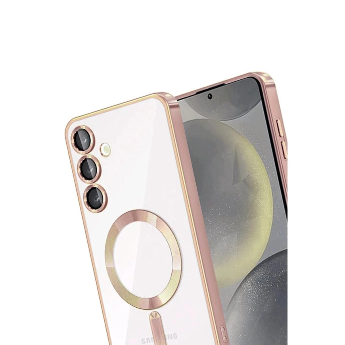 Samsung Galaxy A16 5g Kross Magneticsafe Kapak - Rose