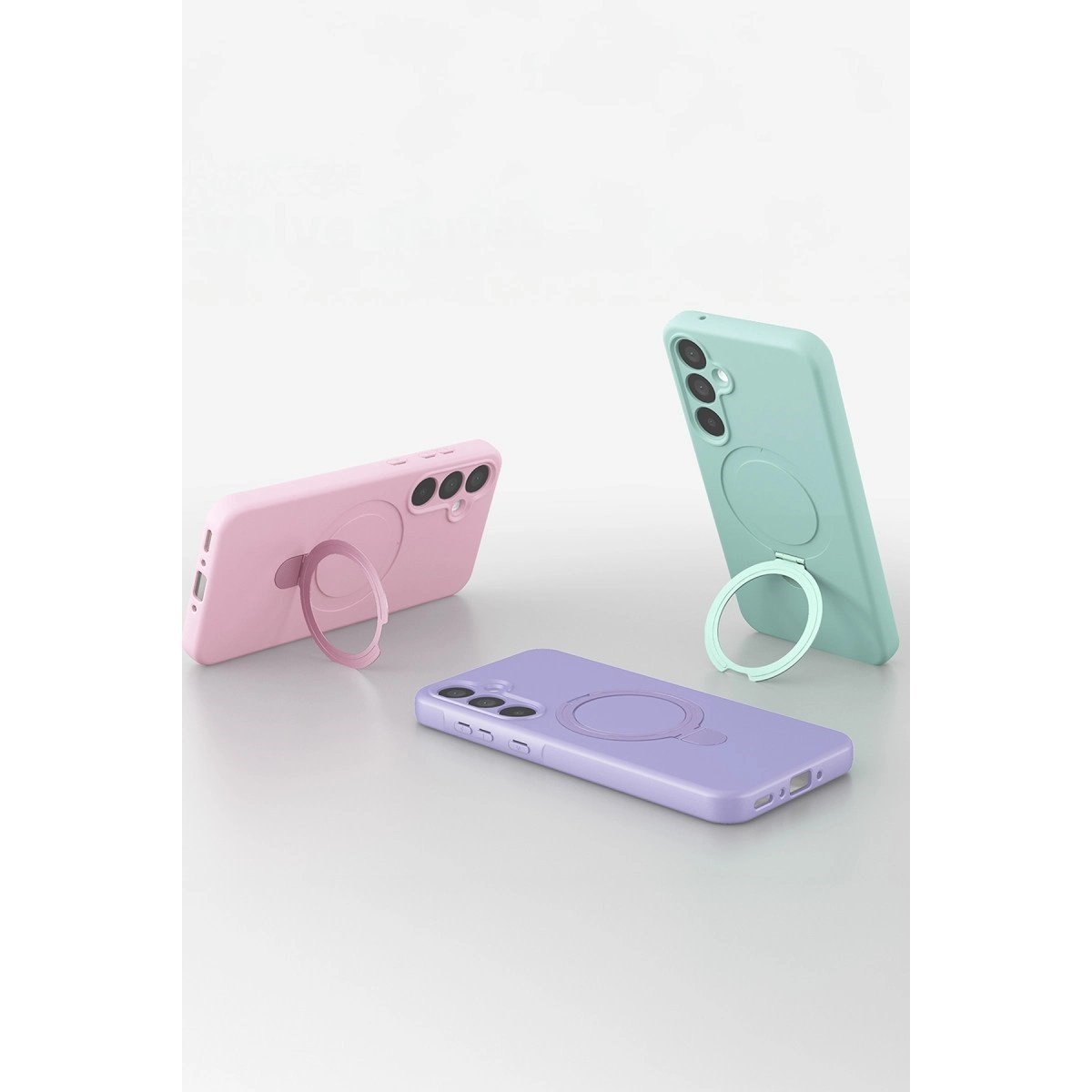 Samsung Galaxy A16 5g Regal Magsafe Standlı Kapak - Lila