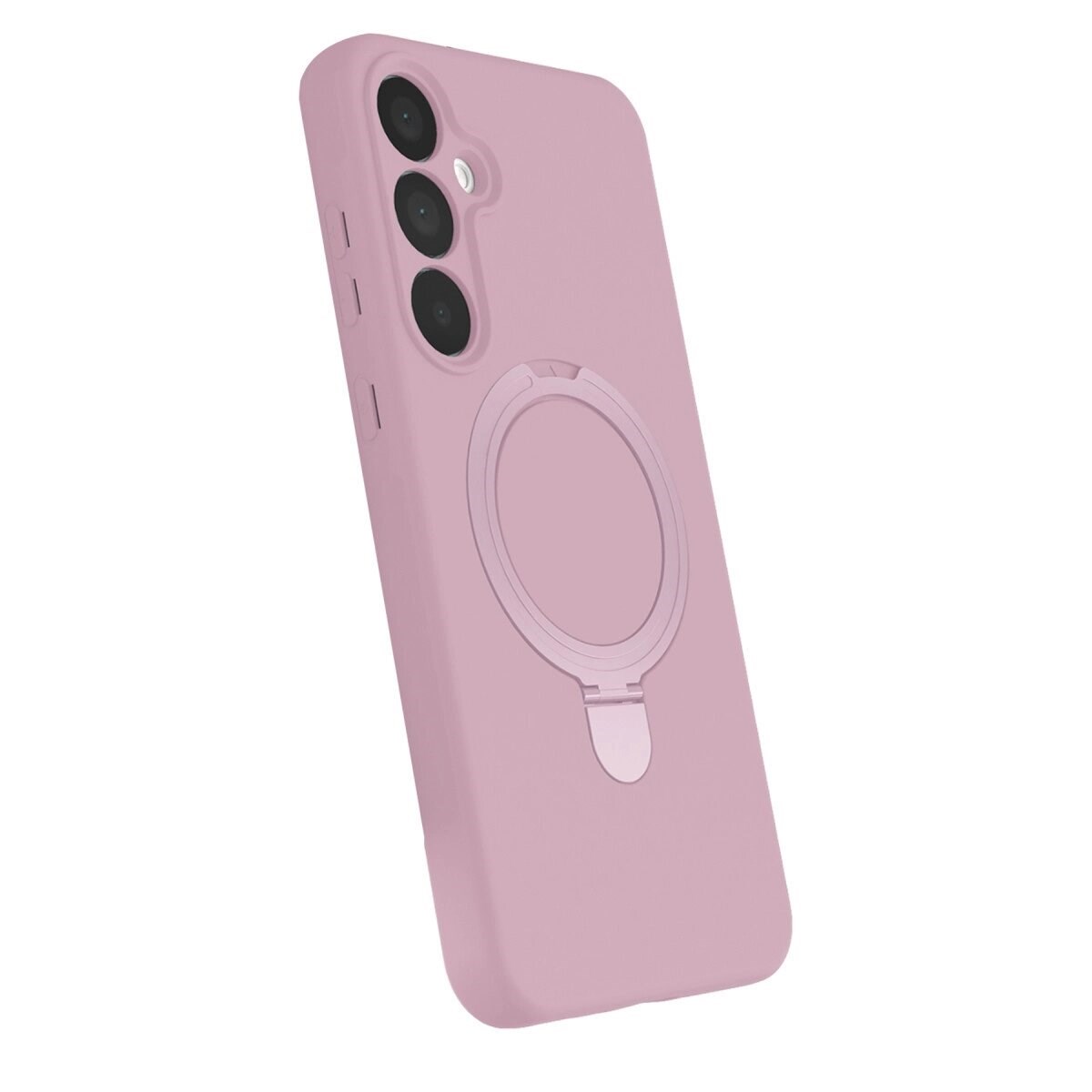 Samsung Galaxy A16 5g Regal Magsafe Standlı Kapak - Açık Pembe
