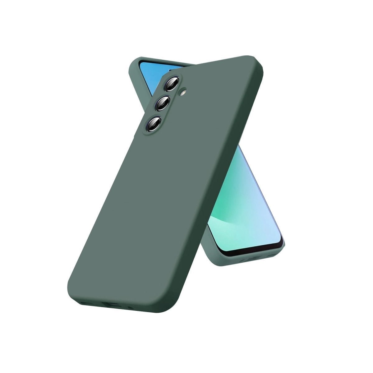 Samsung Galaxy A17 5g First Silikon - Koyu Yeşil