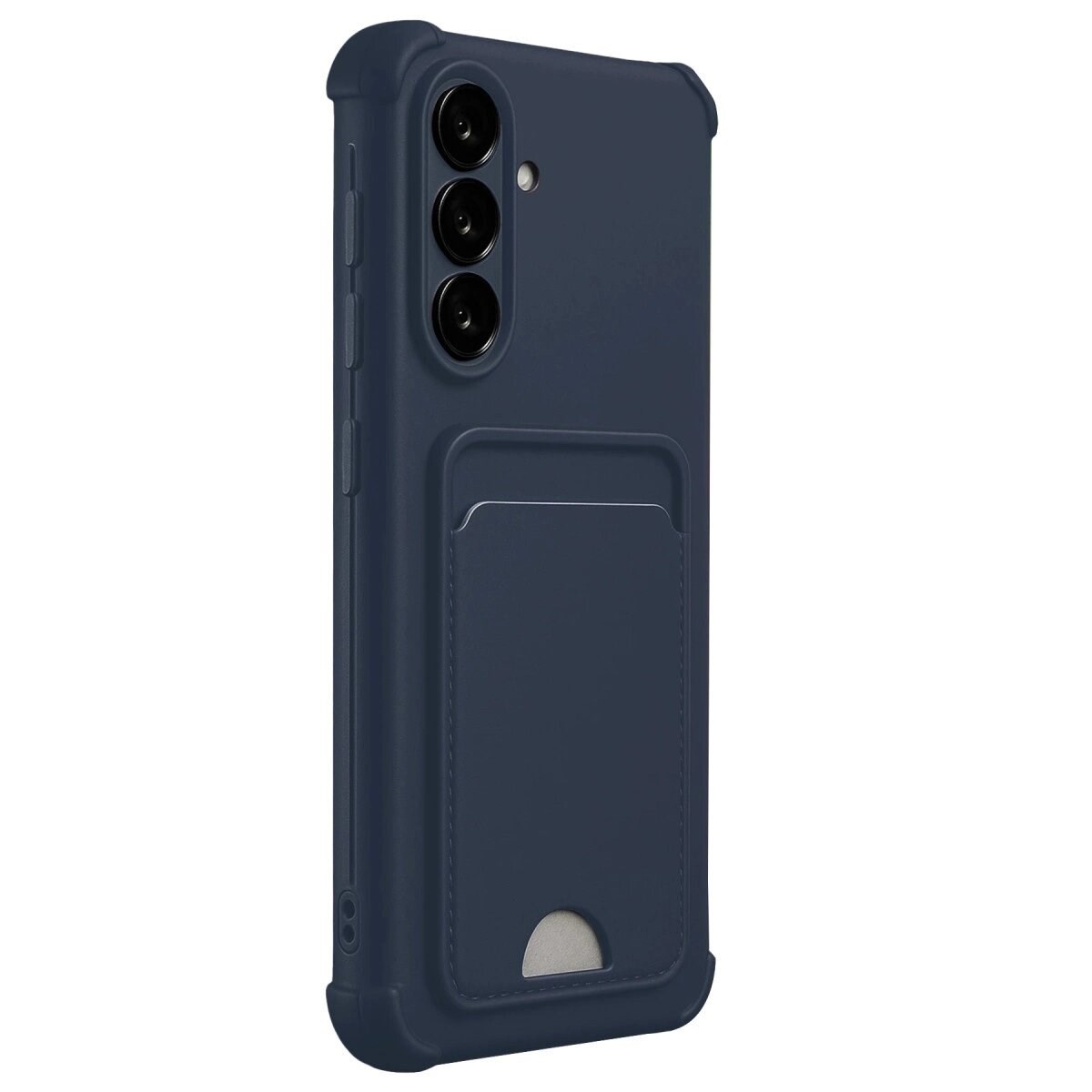 Samsung Galaxy A17 5g Kelvin Kartvizitli Silikon - Lacivert