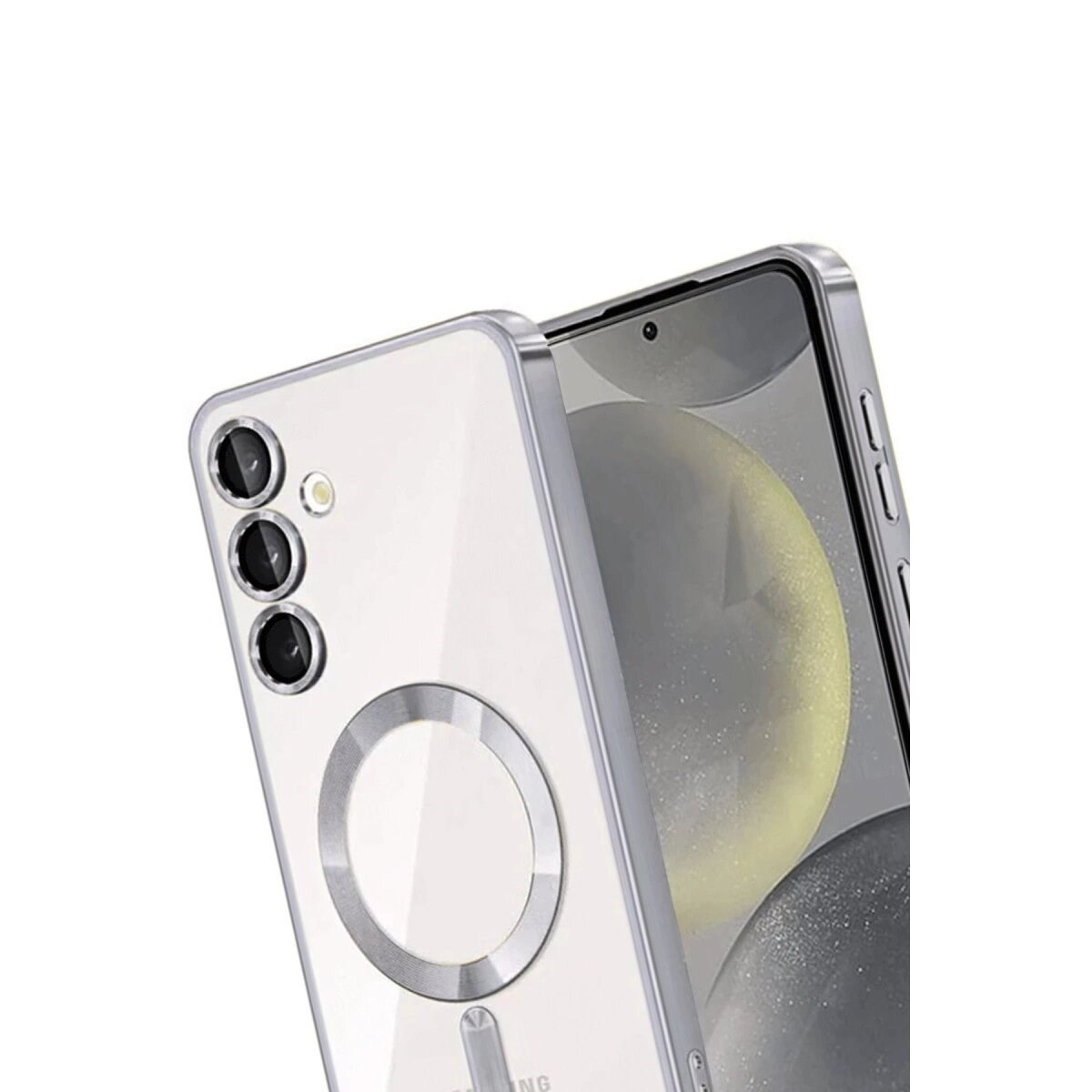 Samsung Galaxy A17 5g Kross Magneticsafe Kapak - Gümüş