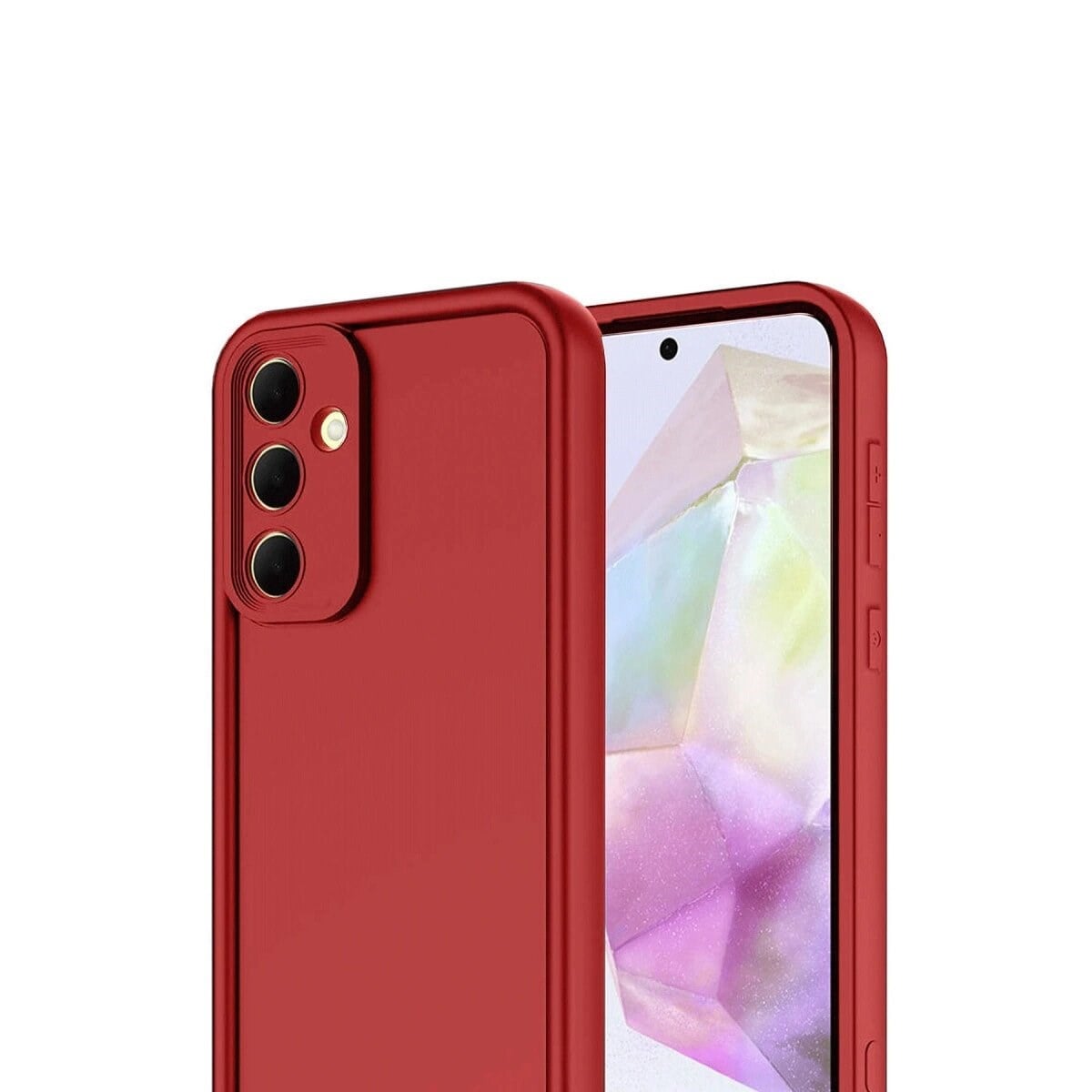Samsung Galaxy A17 5g Viera Silikon - Kırmızı