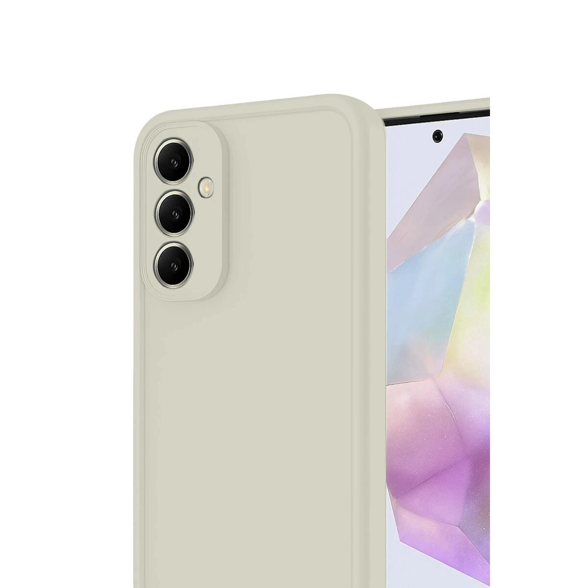 Samsung Galaxy A17 5g Viera Silikon - Krem