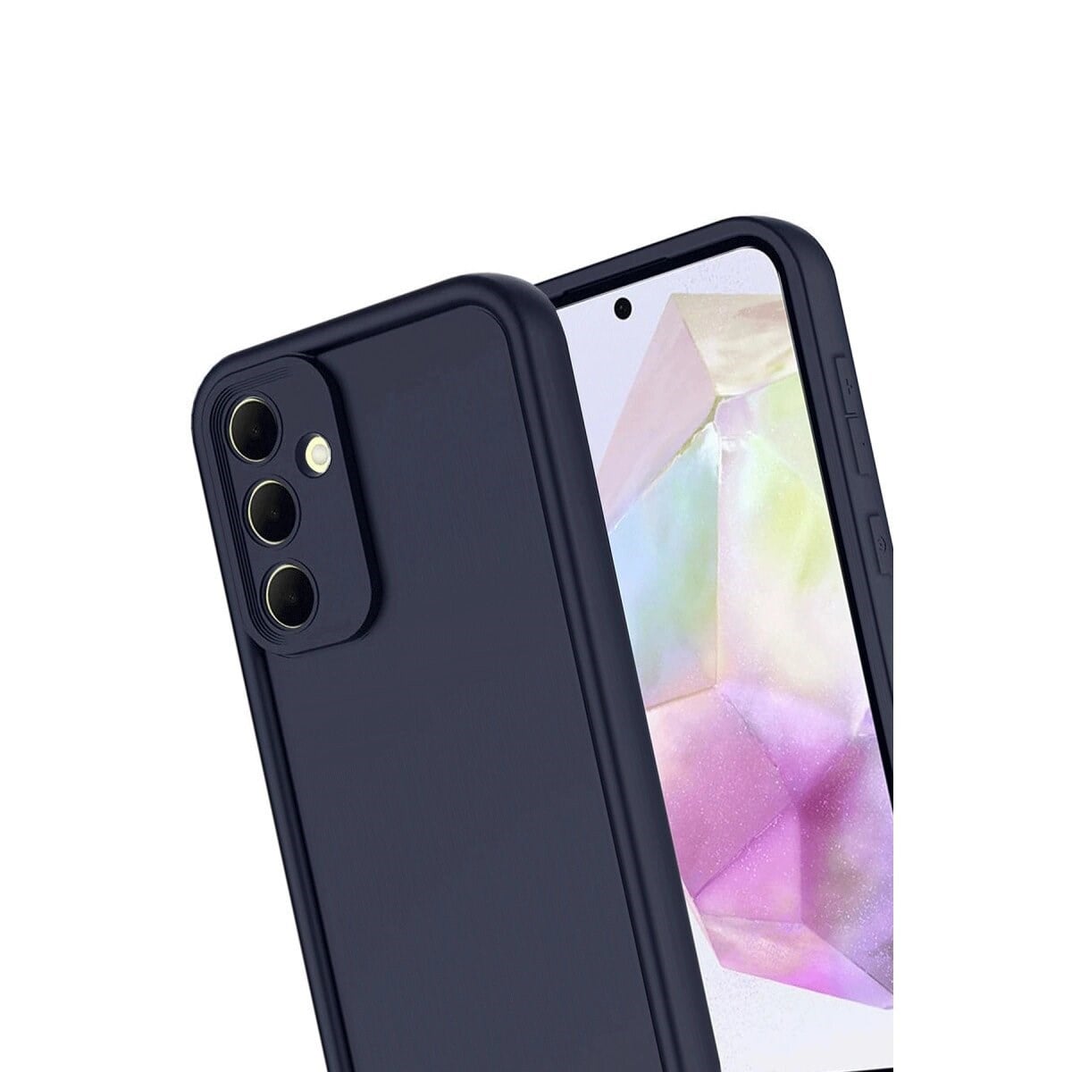 Samsung Galaxy A17 5g Viera Silikon - Lacivert