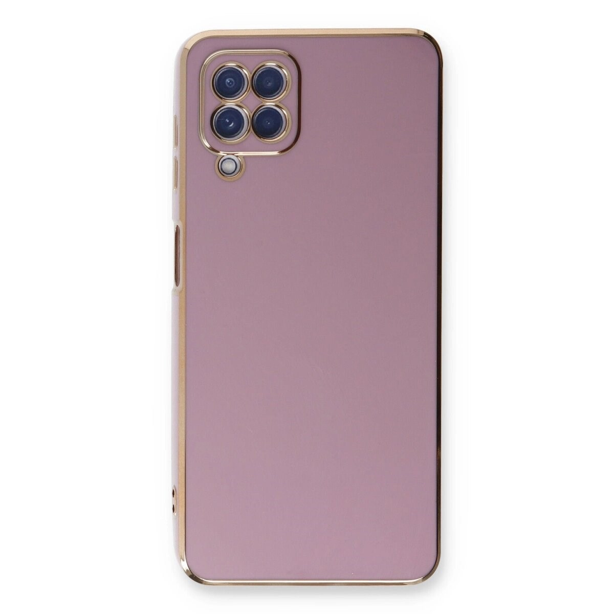 Samsung Galaxy A22 Kılıf Volet Silikon - Mor