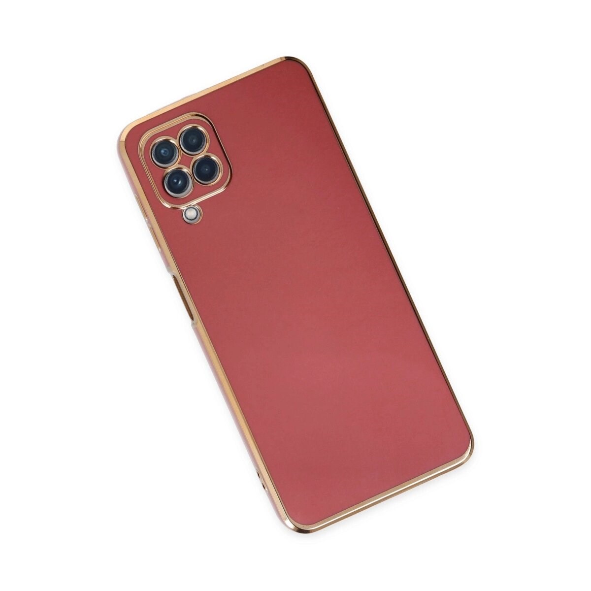 Samsung Galaxy A22 Kılıf Volet Silikon - Kırmızı