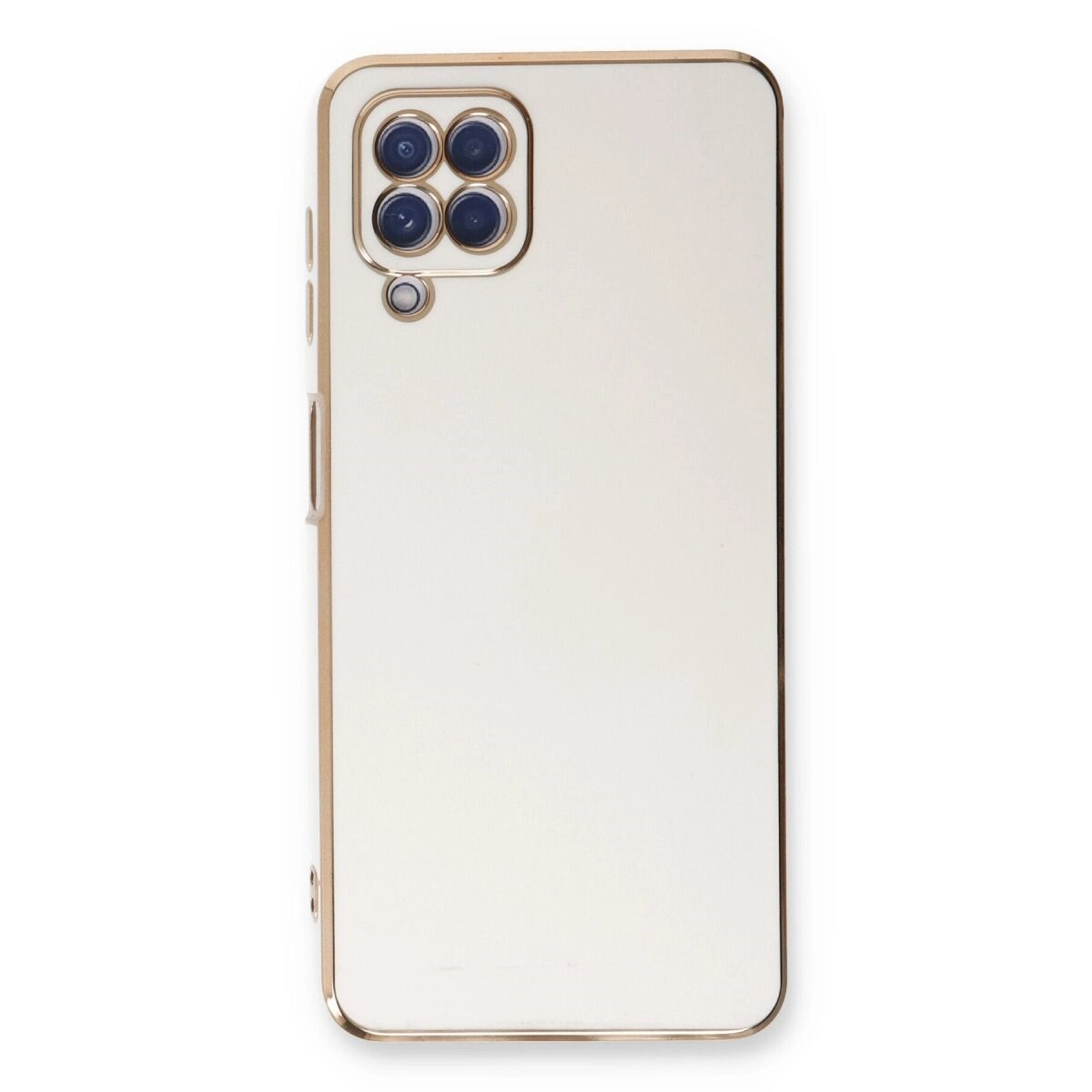 Samsung Galaxy A22 Kılıf Volet Silikon - Beyaz
