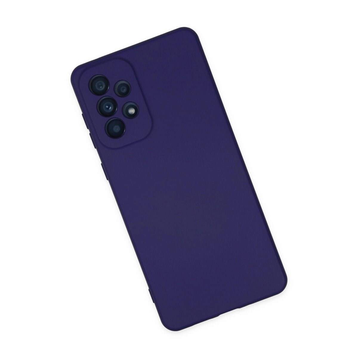 Samsung Galaxy A23 4g Kılıf Nano İçi Kadife Silikon - Mor