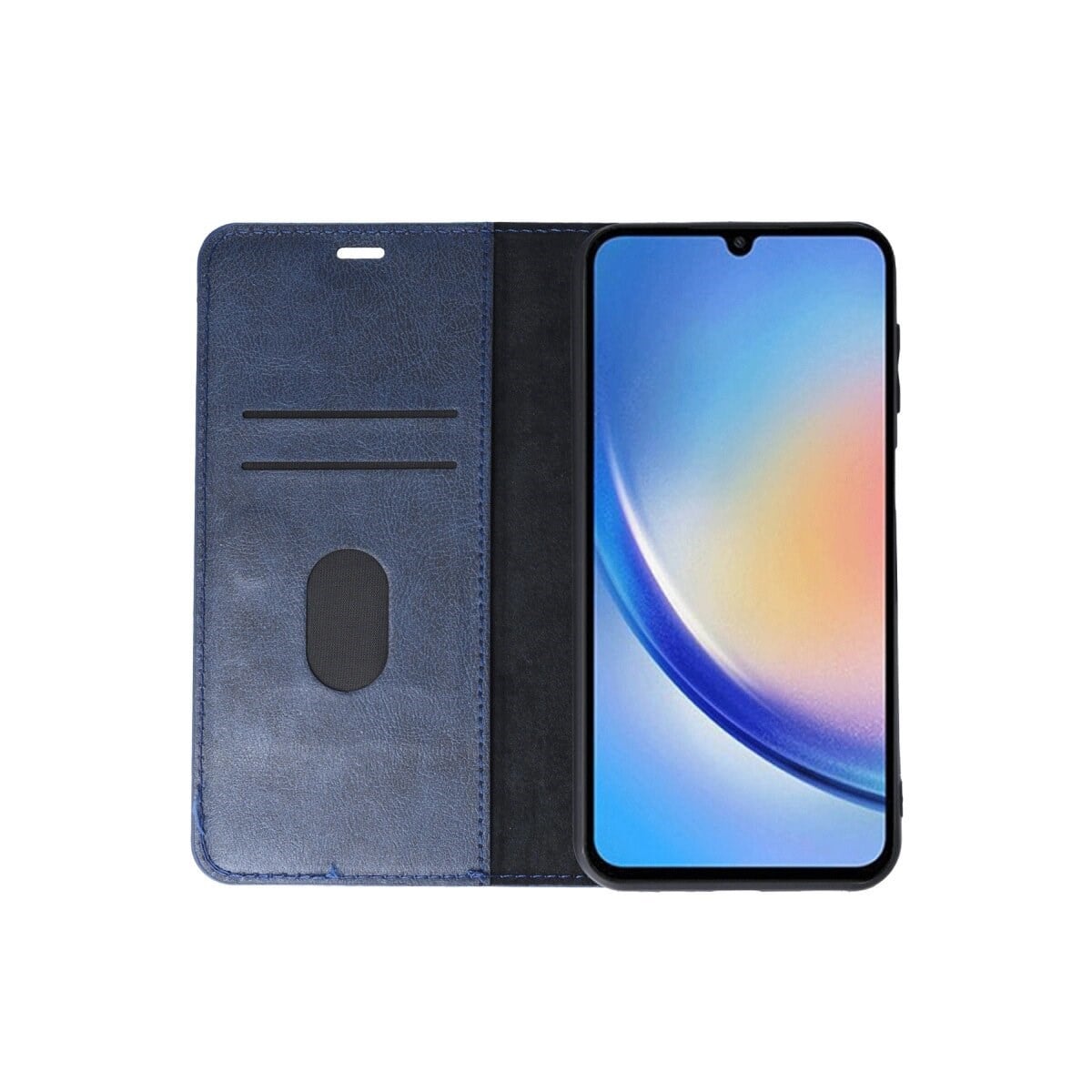 Samsung Galaxy A24 4g Kılıf Trend S Plus Kapaklı Kılıf - Lacivert