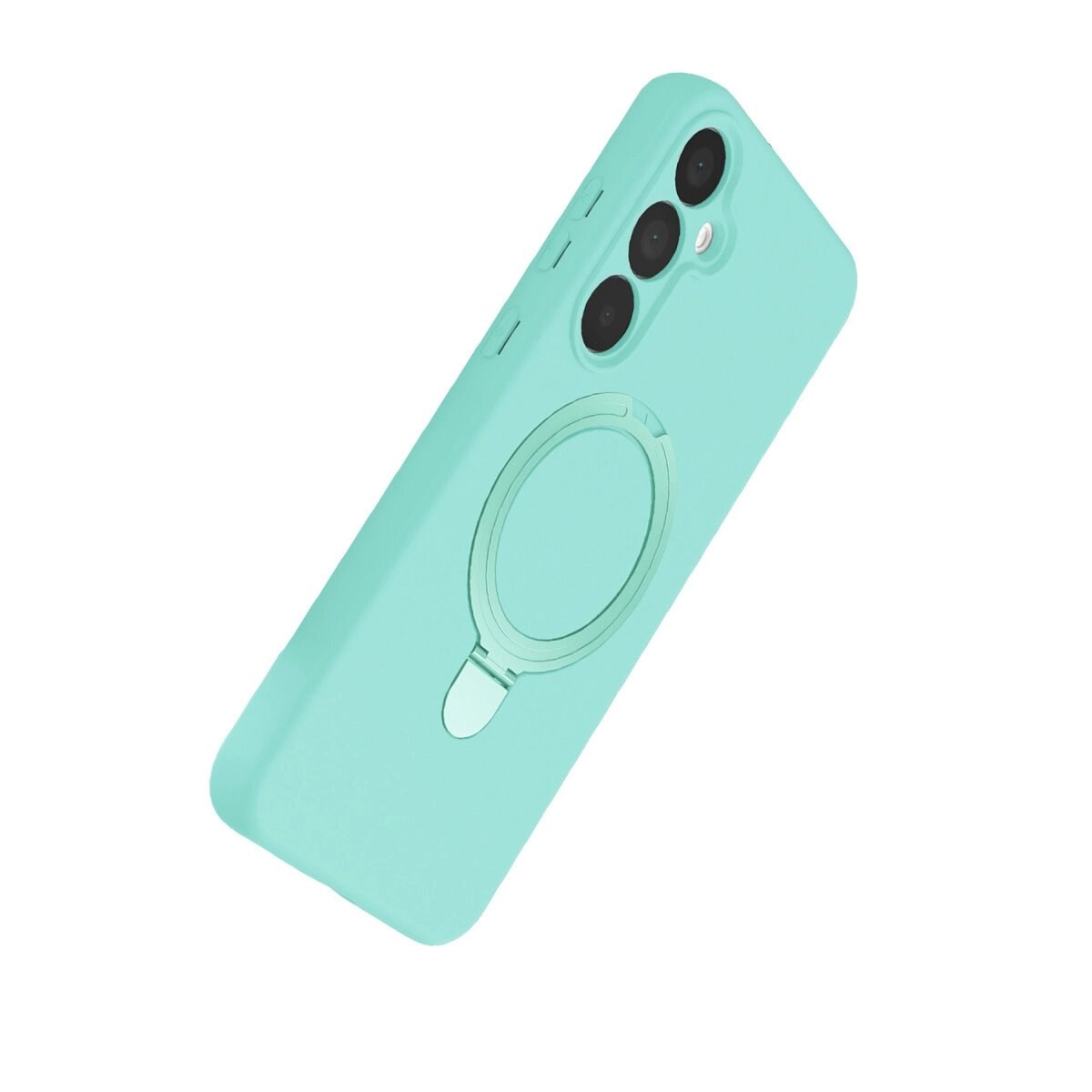 Samsung Galaxy A25 5g Regal Magsafe Standlı Kapak - Su Yeşili