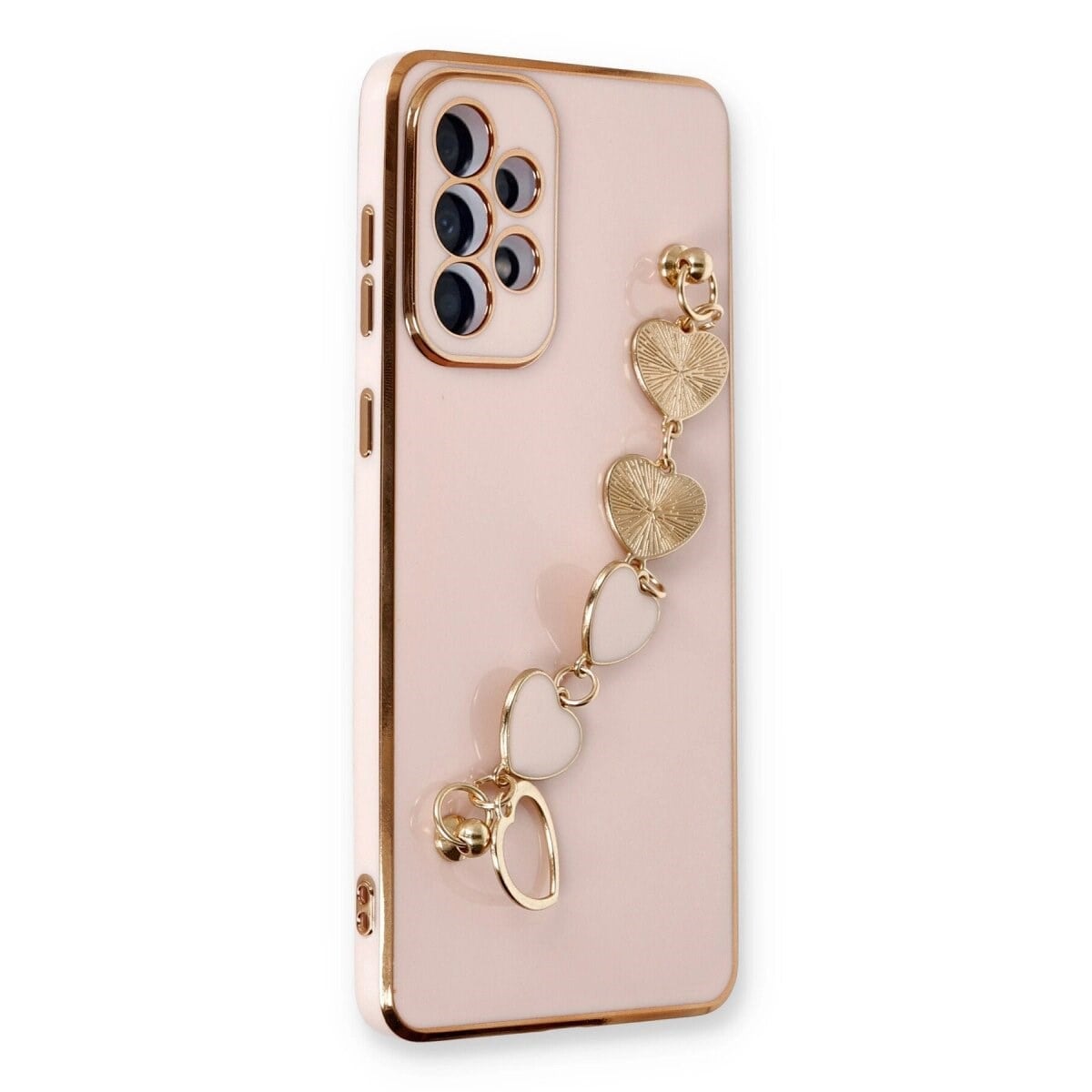 Samsung Galaxy A33 5g Kılıf Esila Silikon - Pudra