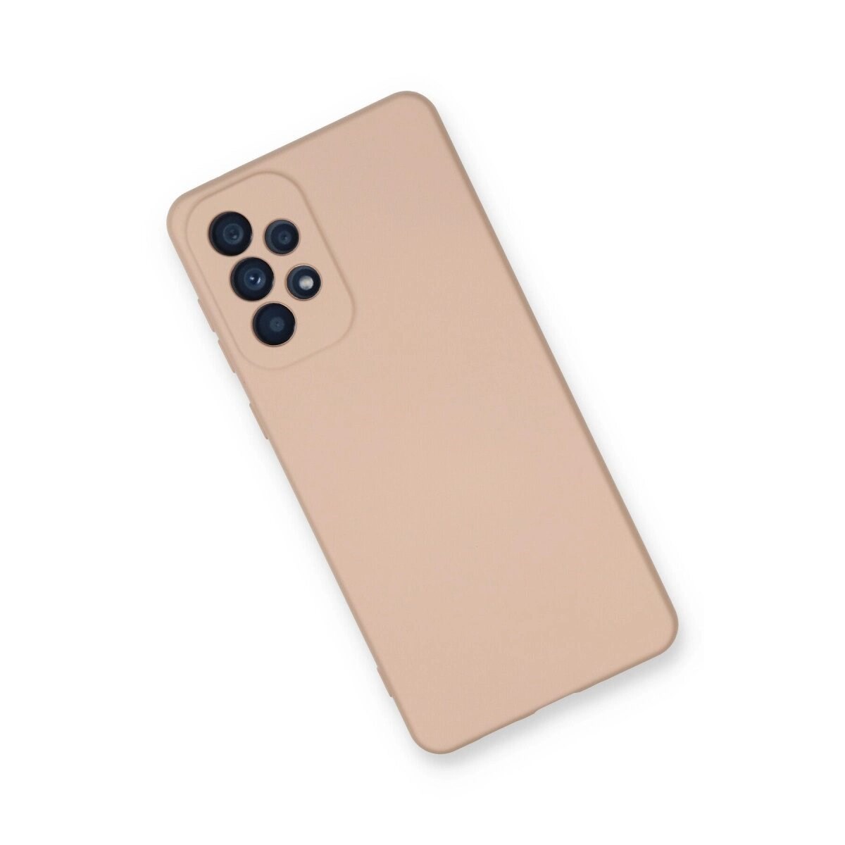 Samsung Galaxy A33 5g Kılıf Nano İçi Kadife Silikon - Pudra