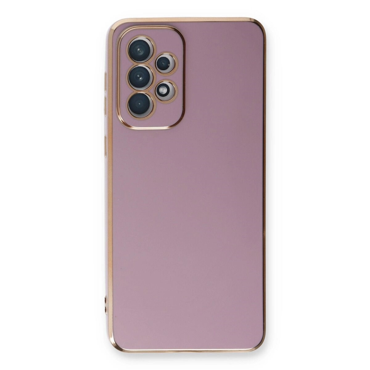 Samsung Galaxy A33 5g Kılıf Volet Silikon - Mor