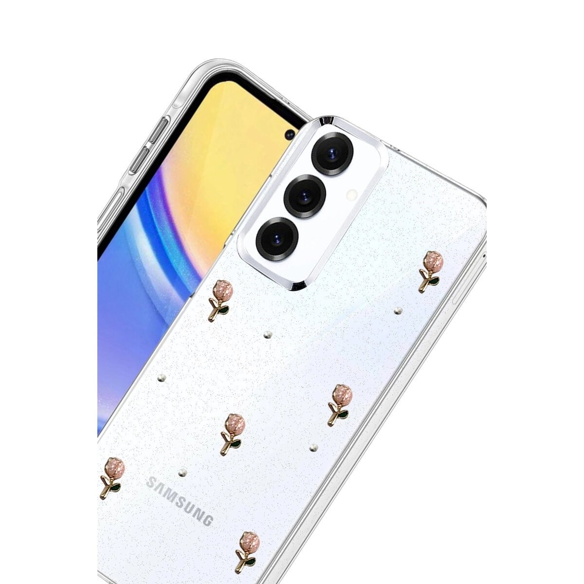 Samsung Galaxy A34 5g Fiyonk Desenli Kapak - Desen 6