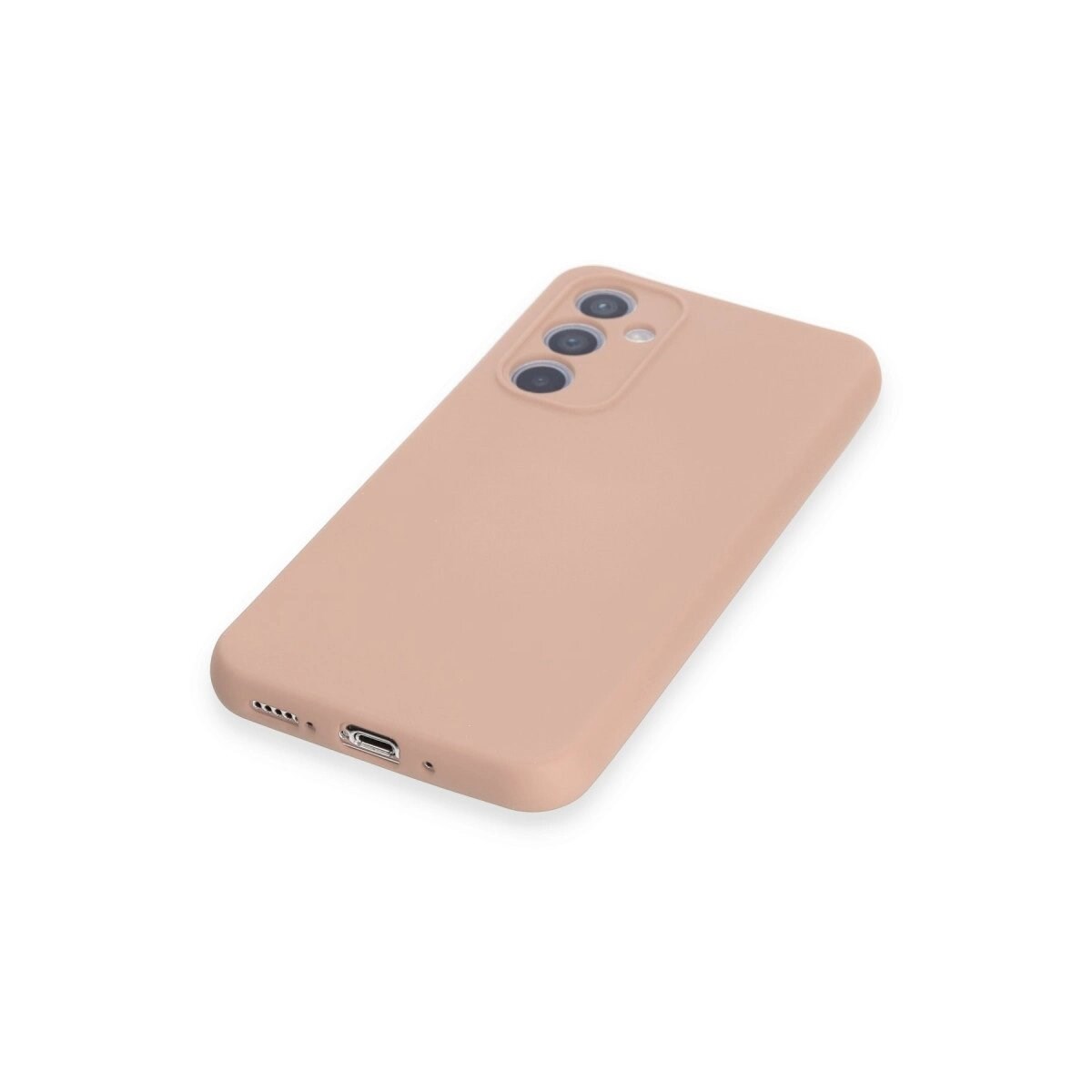 Samsung Galaxy A34 5g Kılıf Nano İçi Kadife Silikon - Pudra