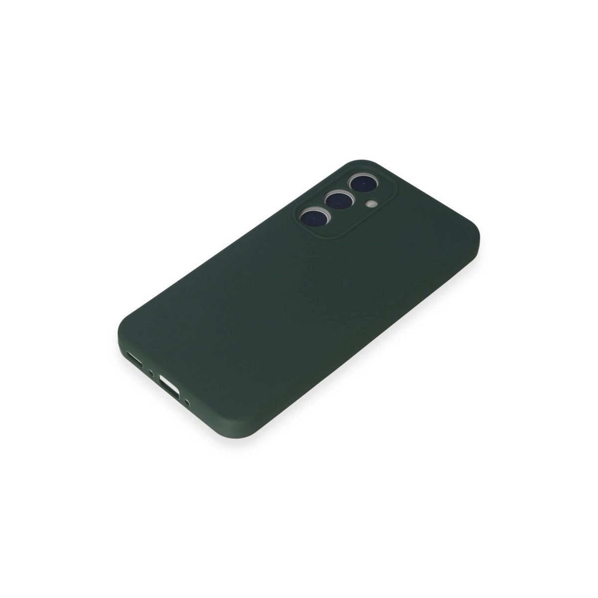 Samsung Galaxy A35 5g Kılıf First Silikon - Koyu Yeşil