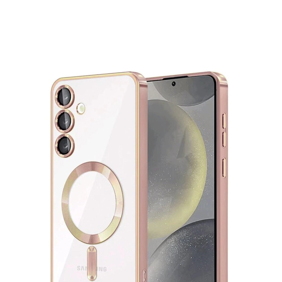 Samsung Galaxy A35 5g Kross Magneticsafe Kapak - Rose