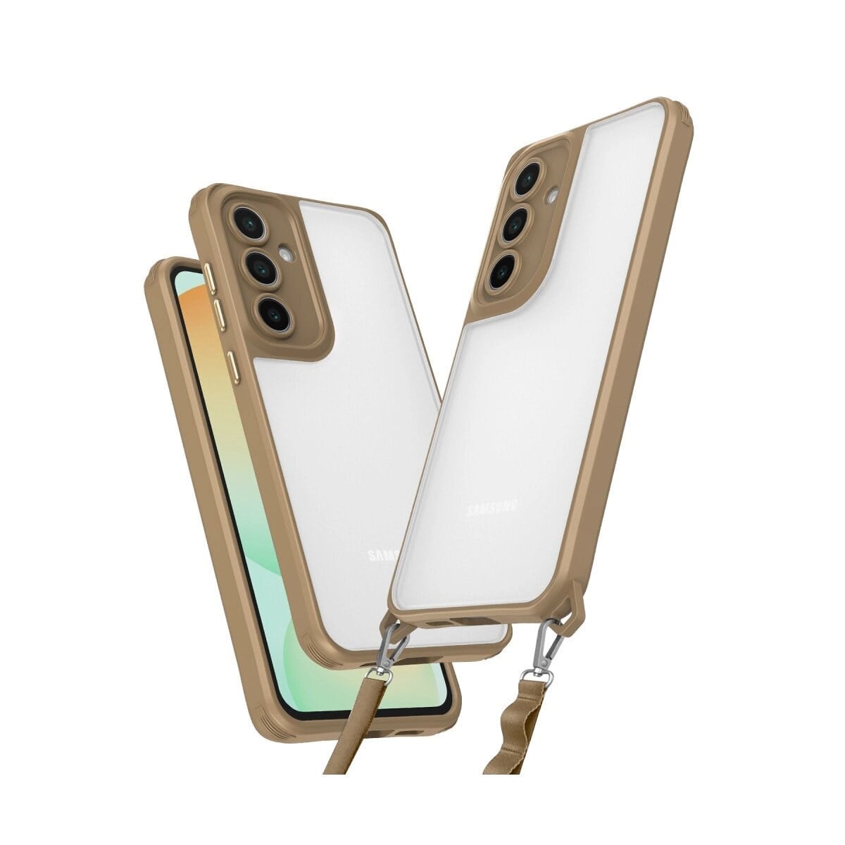 Samsung Galaxy A36 Kılıf Penta Silikon Kılıf - Çöl Titanyum