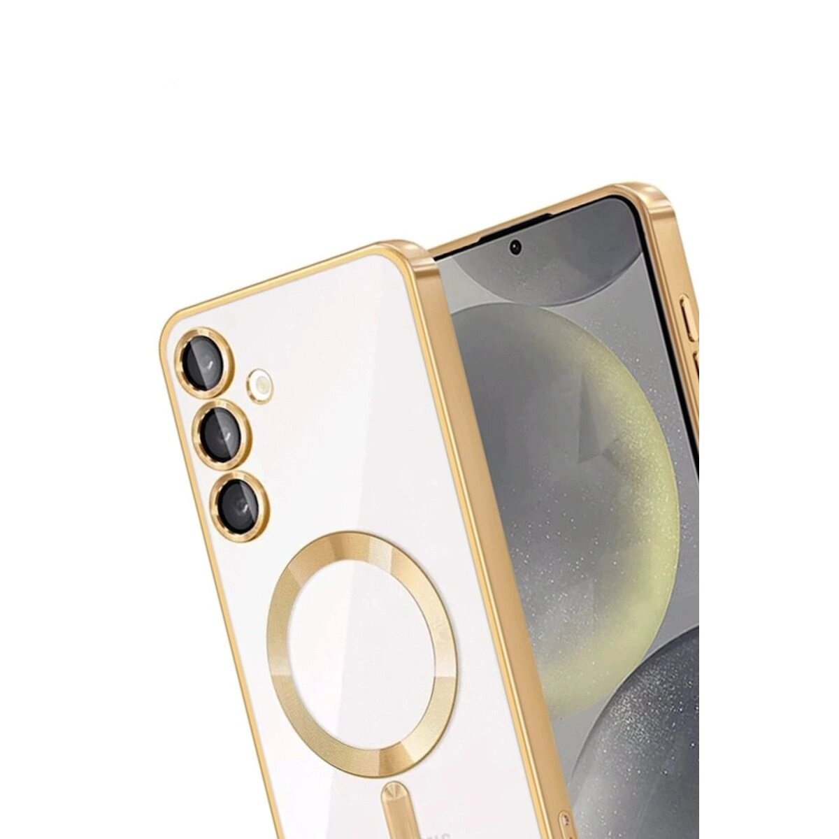 Samsung Galaxy A36 Kross Magneticsafe Kapak - Gold