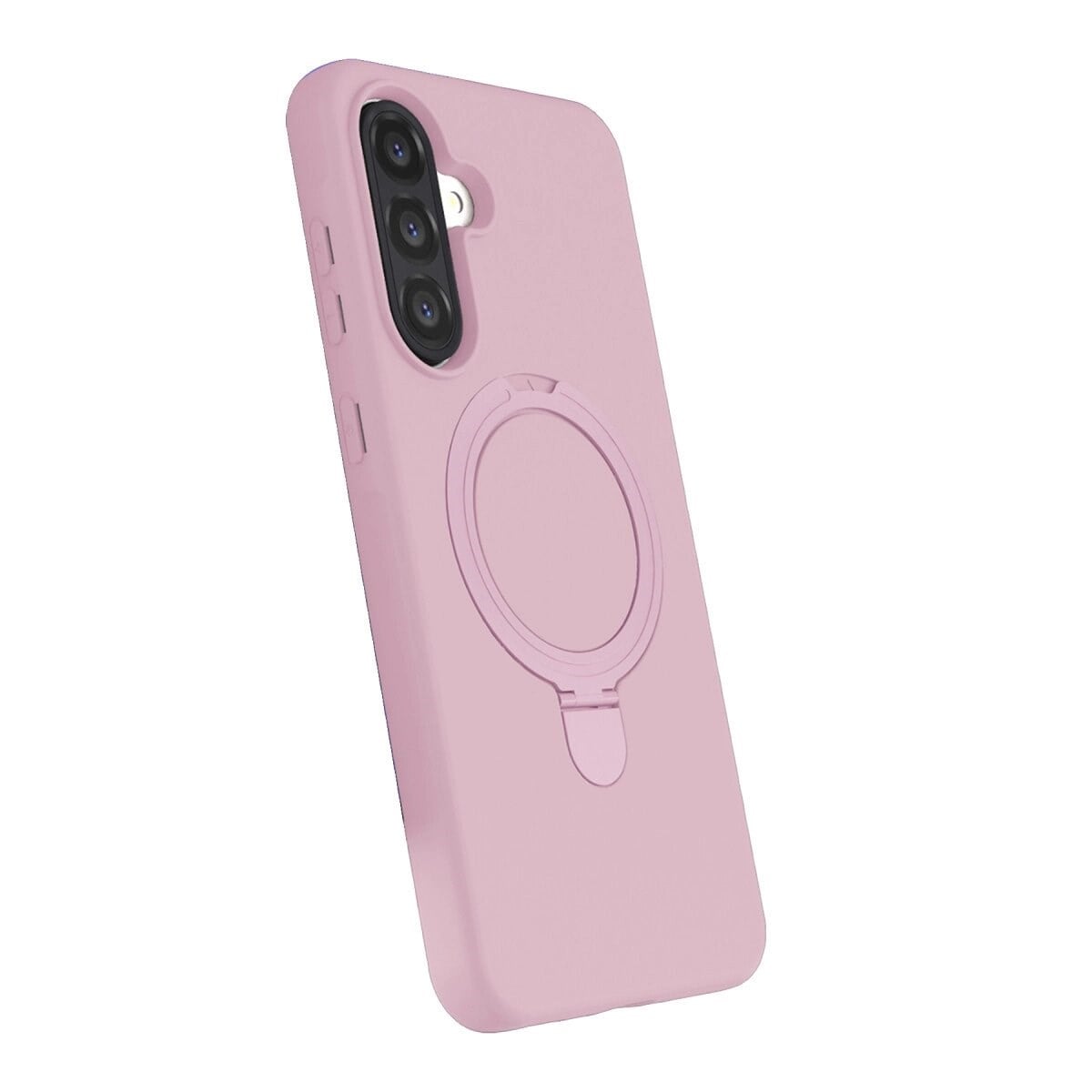 Samsung Galaxy A36 Regal Magsafe Standlı Kapak - Açık Pembe