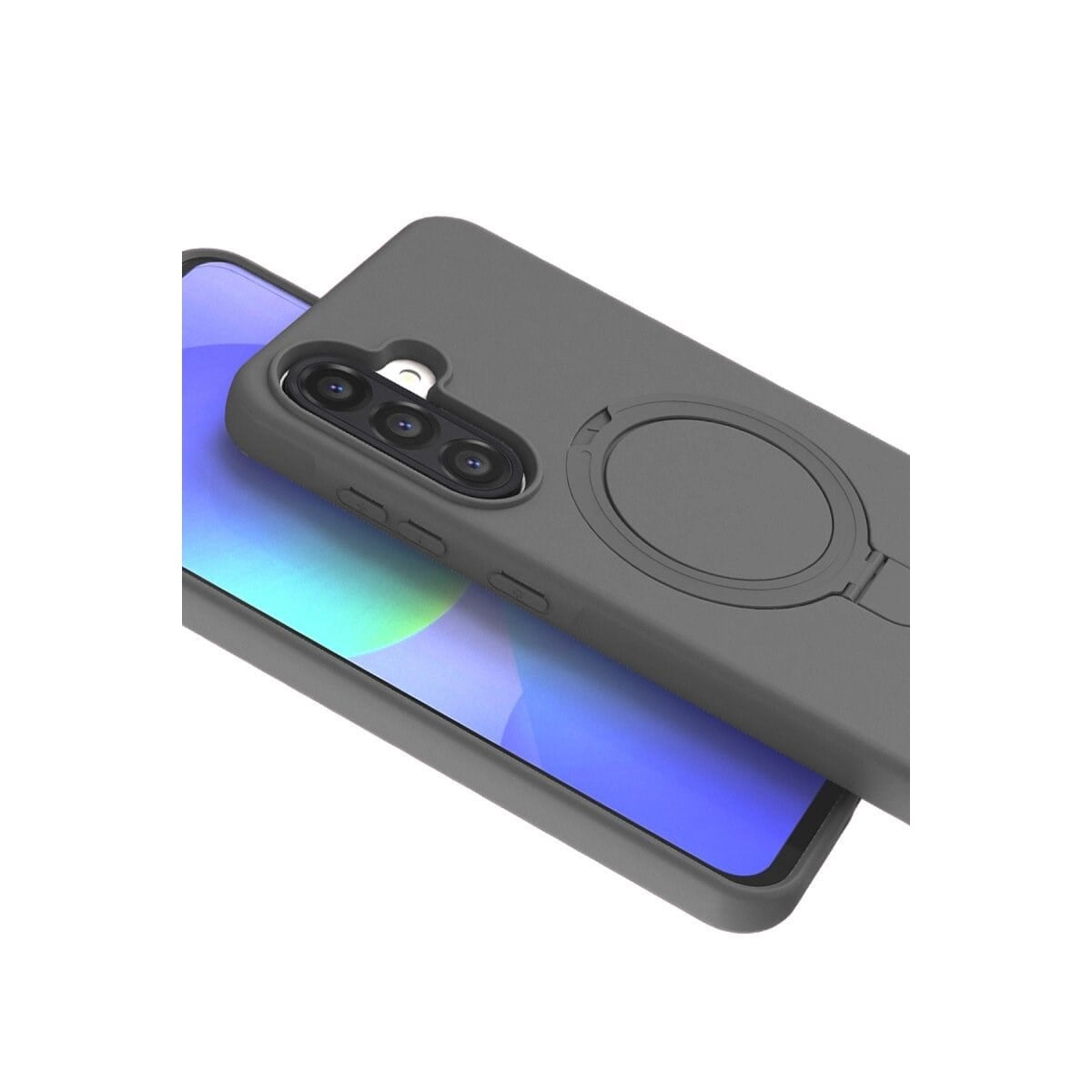 Samsung Galaxy A36 Regal Magsafe Standlı Kapak - Titan Gri