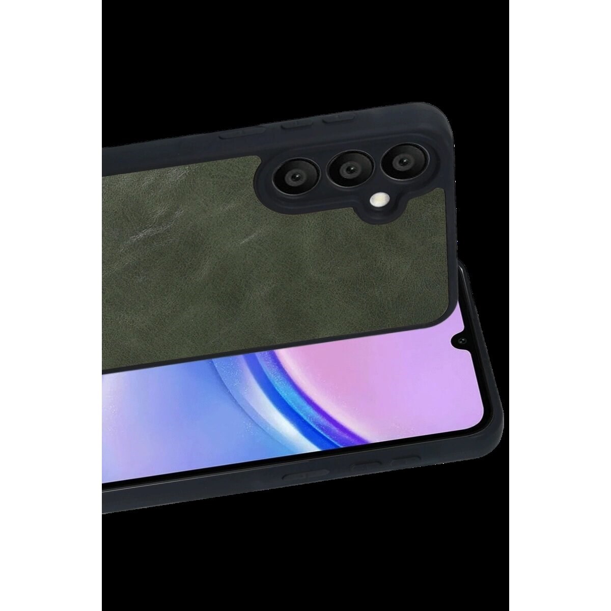 Samsung Galaxy A37 5g Aras Deri Kapak - Yeşil