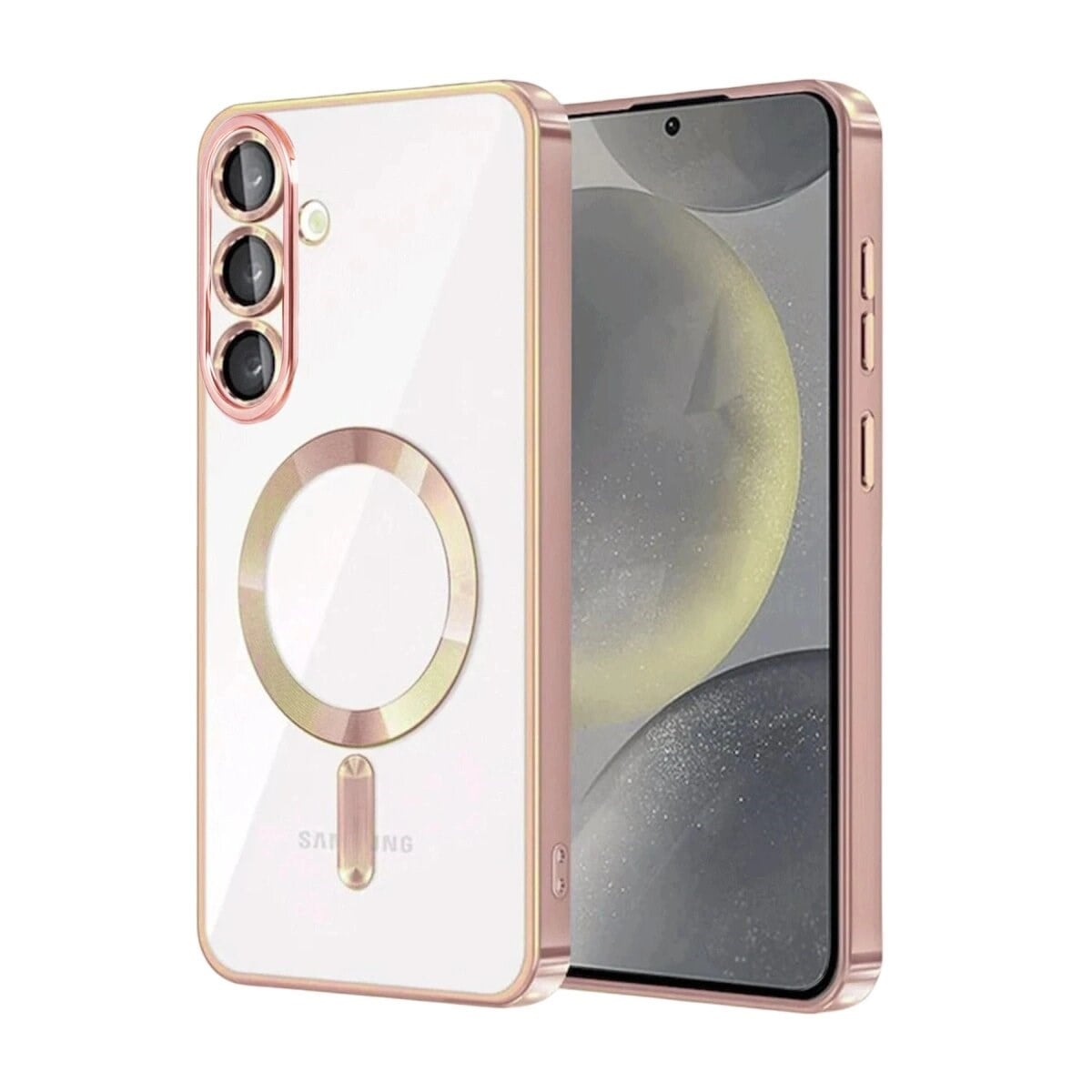 Samsung Galaxy A37 5g Kross Magneticsafe Kapak - Rose