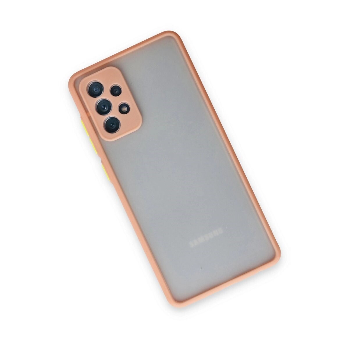 Samsung Galaxy A52 Kılıf Montreal Silikon Kapak - Pembe