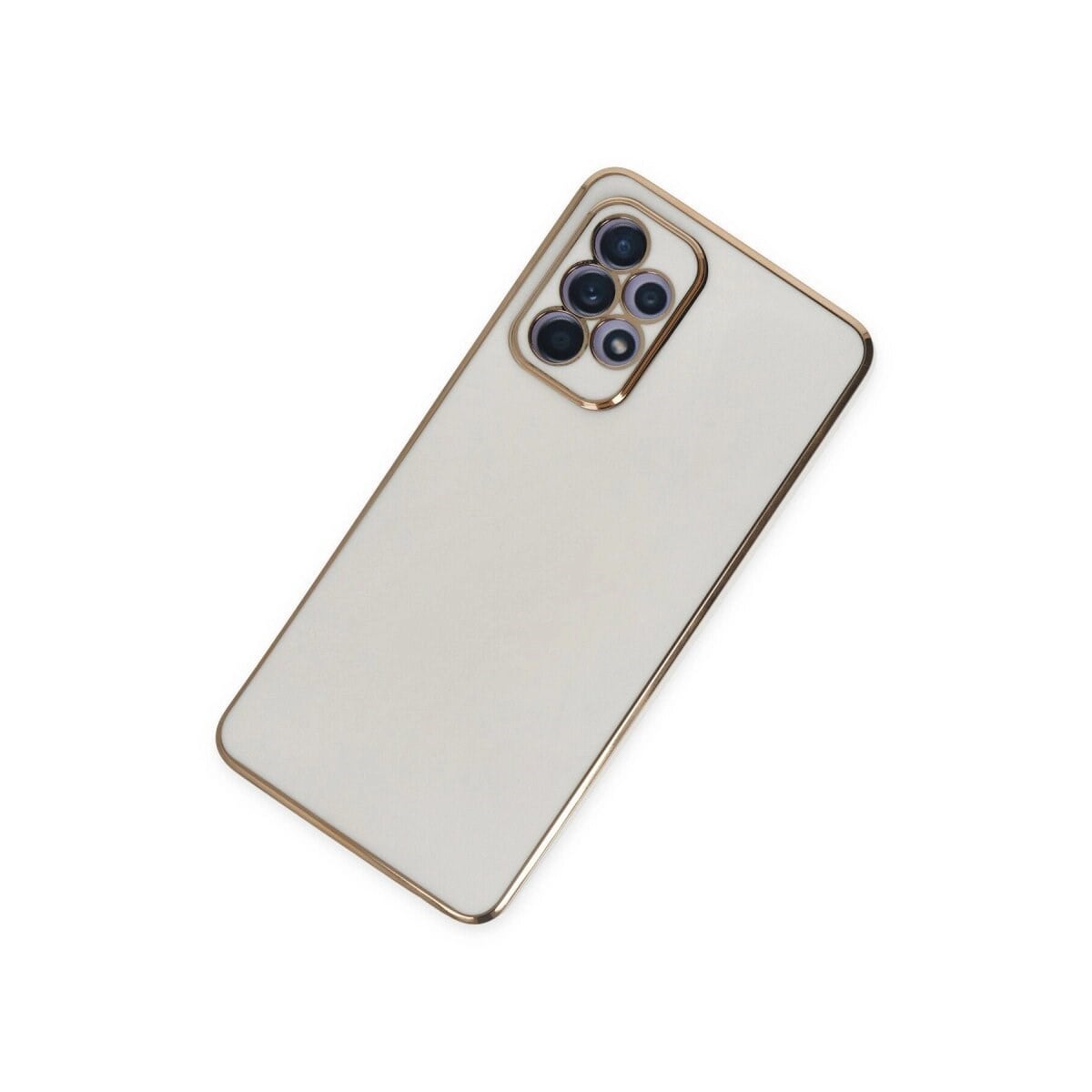 Samsung Galaxy A52 Kılıf Volet Silikon - Beyaz