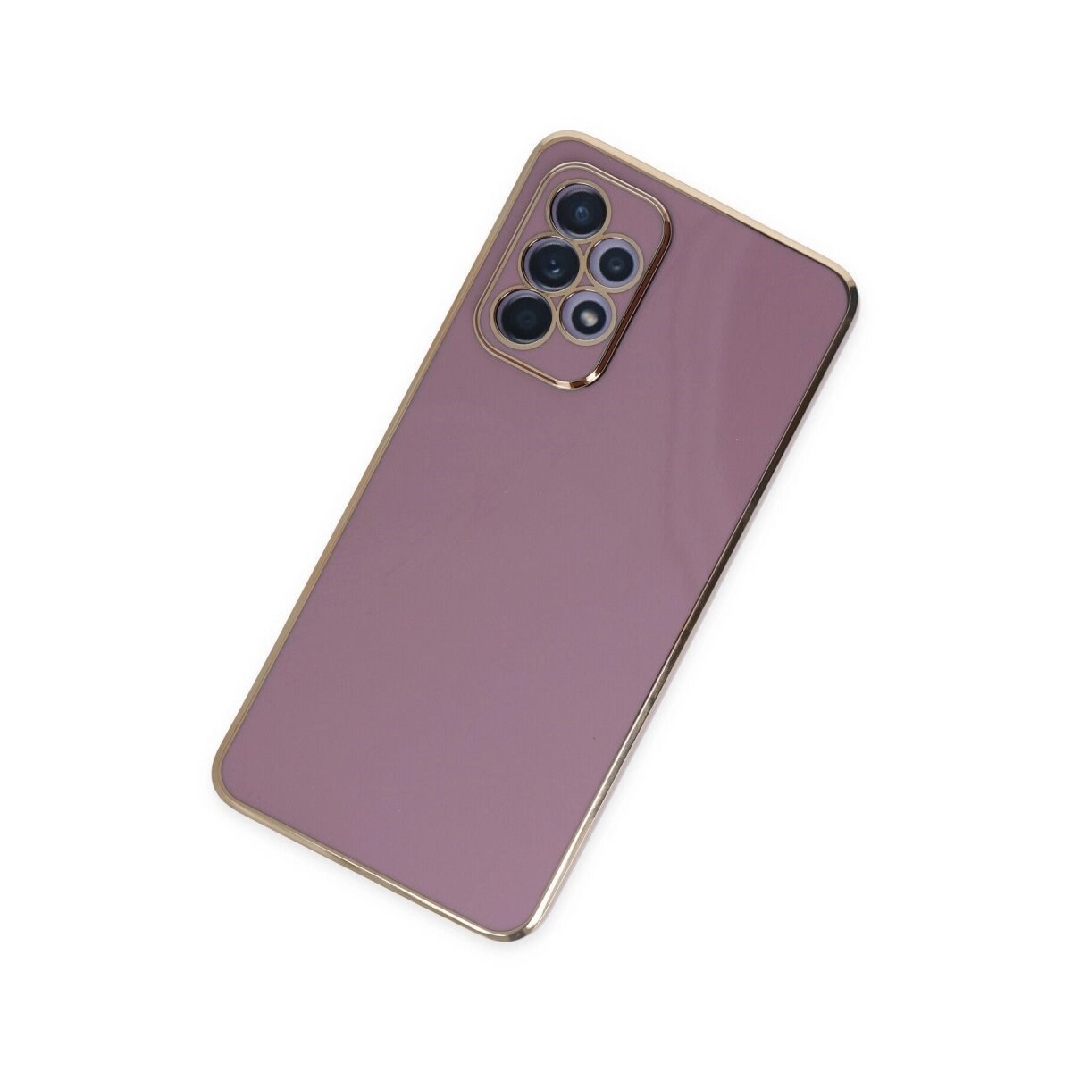 Samsung Galaxy A52 Kılıf Volet Silikon - Mor