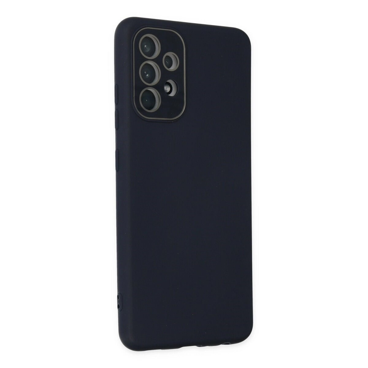Samsung Galaxy A53 5g Kılıf Lansman Glass Kapak - Lacivert