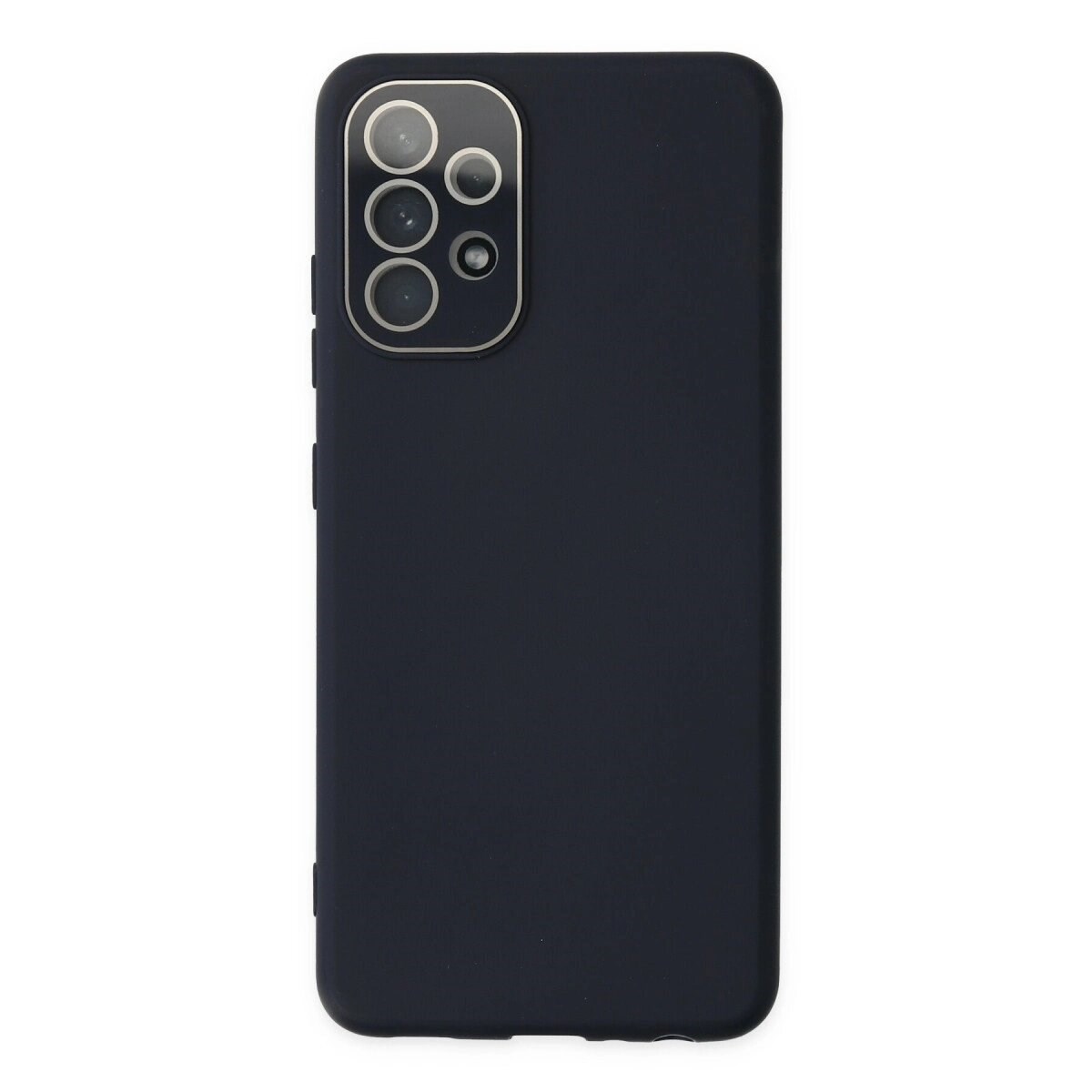 Samsung Galaxy A53 5g Kılıf Lansman Glass Kapak - Lacivert