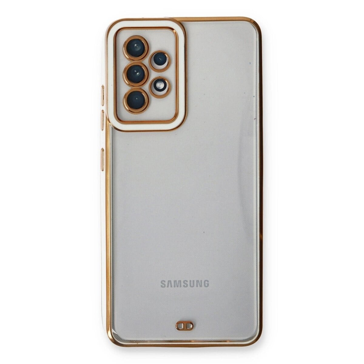 Samsung Galaxy A53 5g Kılıf Liva Lens Silikon - Beyaz