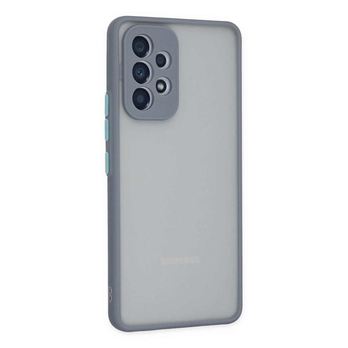 Samsung Galaxy A53 5g Kılıf Montreal Silikon Kapak - Gri