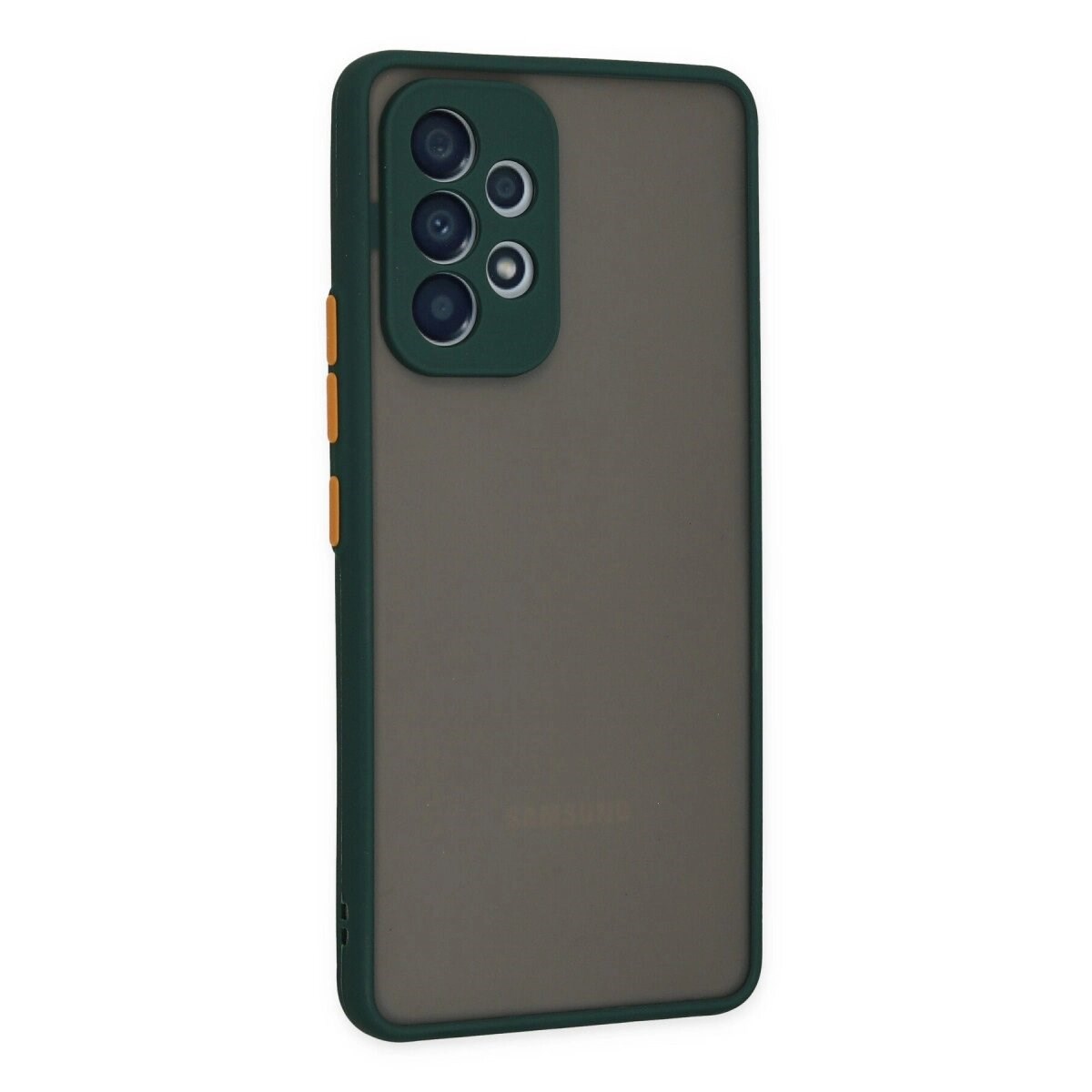 Samsung Galaxy A53 5g Kılıf Montreal Silikon Kapak - Yeşil