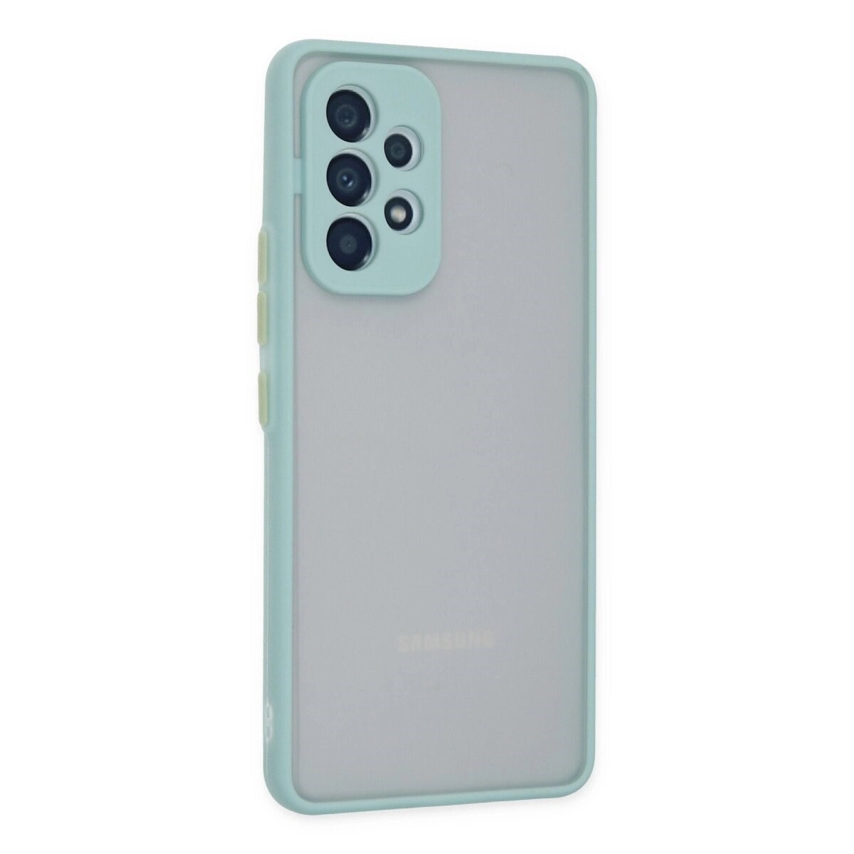 Samsung Galaxy A53 5g Kılıf Montreal Silikon Kapak - Turkuaz