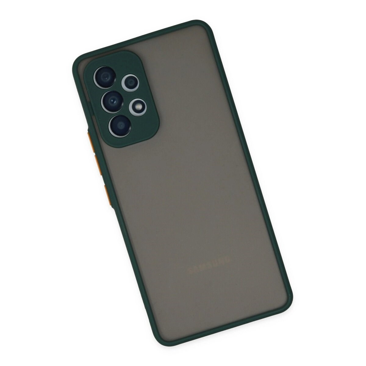 Samsung Galaxy A53 5g Kılıf Montreal Silikon Kapak - Yeşil