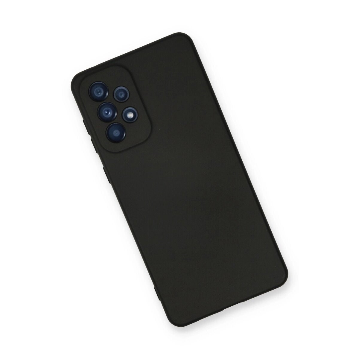 Samsung Galaxy A53 5g Kılıf Nano İçi Kadife Silikon - Siyah
