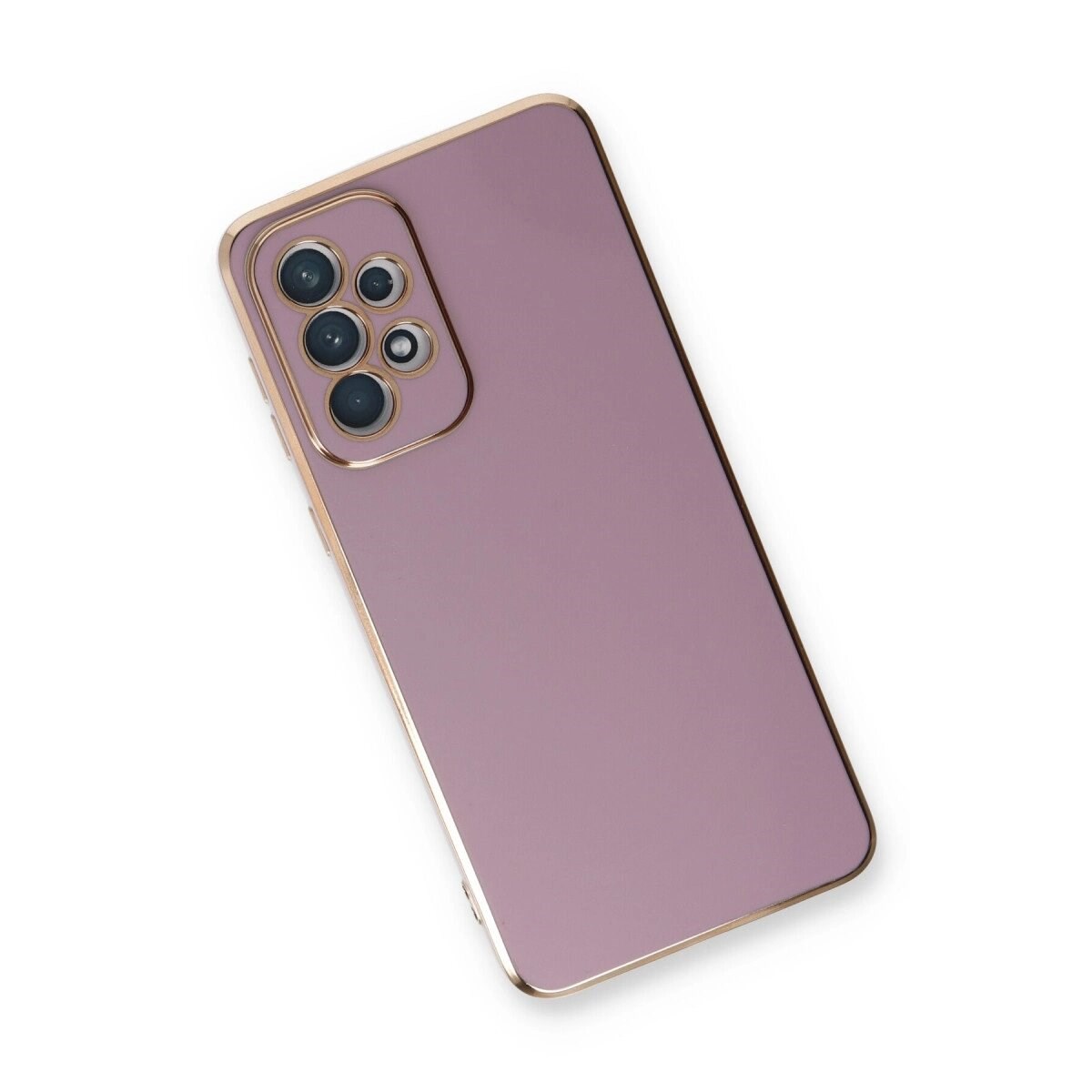 Samsung Galaxy A53 5g Kılıf Volet Silikon - Mor