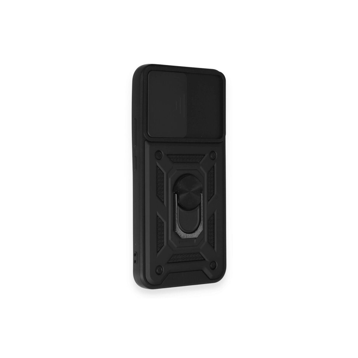 Samsung Galaxy A54 5g Kılıf Pars Lens Yüzüklü Silikon - Siyah