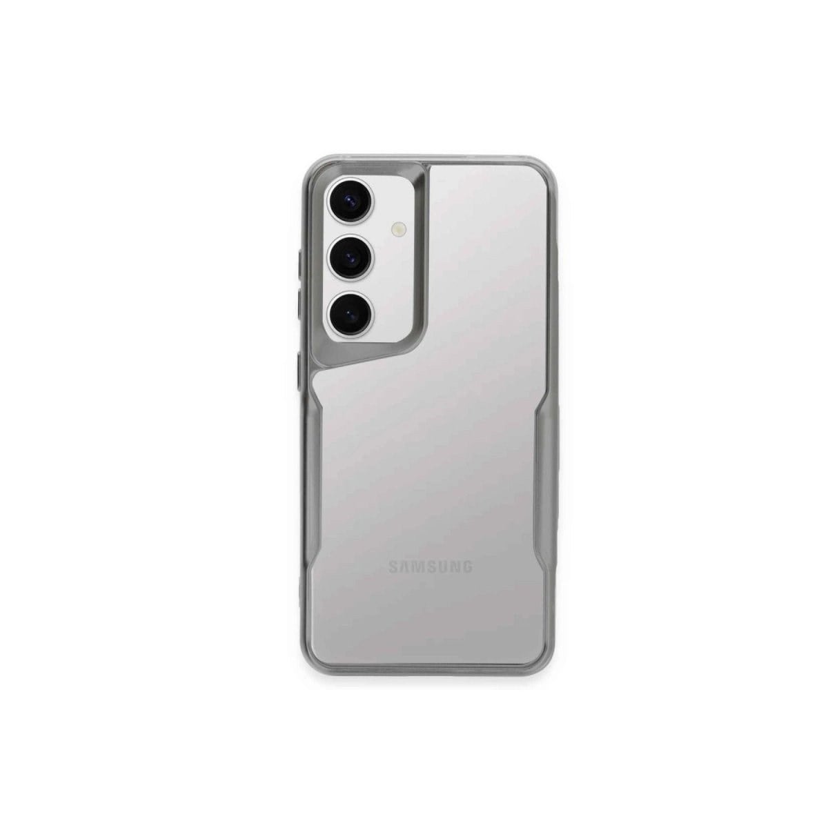 Samsung Galaxy A55 5g Kılıf Boyi Silikon Kapak - Gümüş