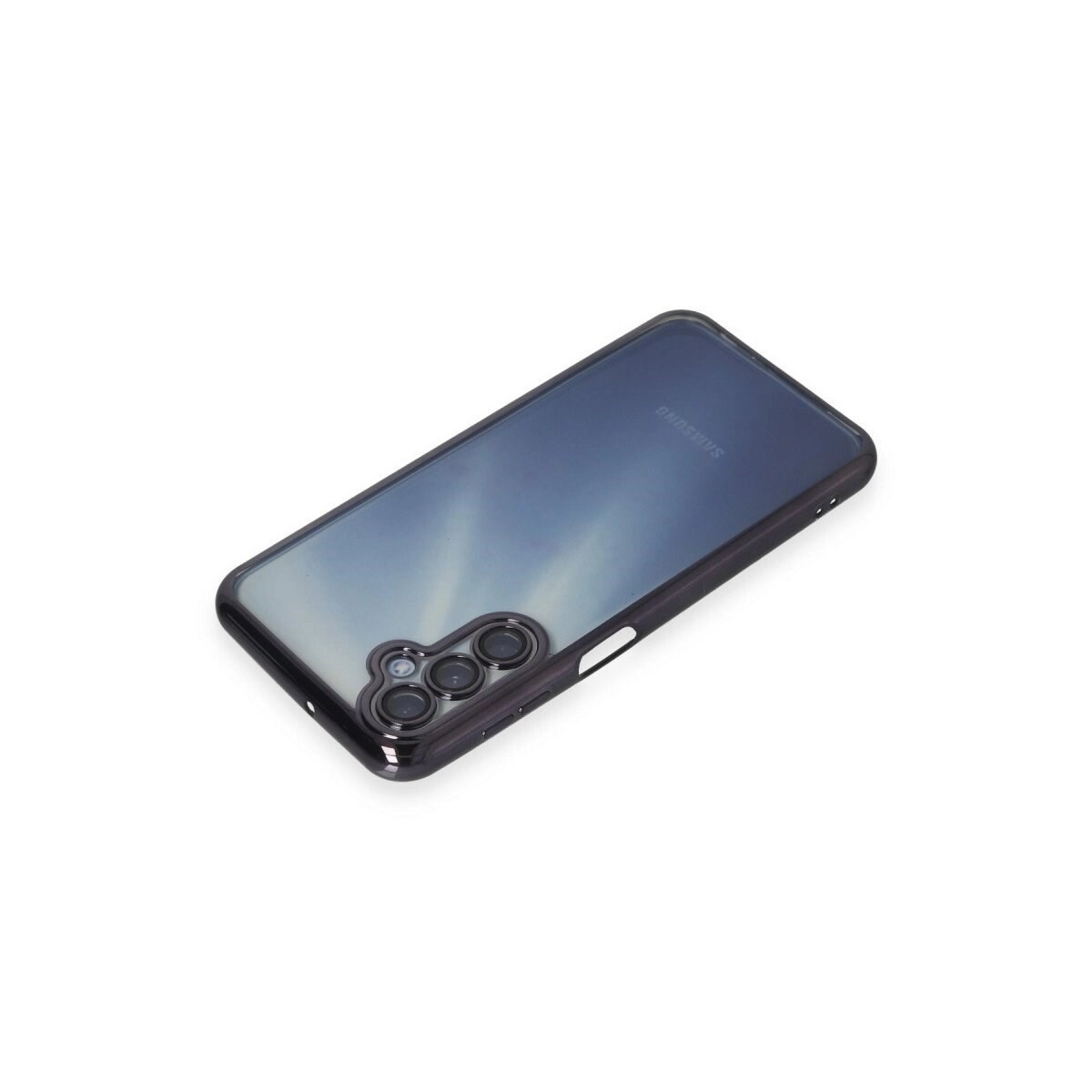 Samsung Galaxy A55 5g Kılıf Razer Lensli Silikon - Mor