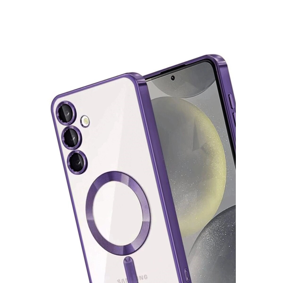 Samsung Galaxy A55 5g Kross Magneticsafe Kapak - Mor