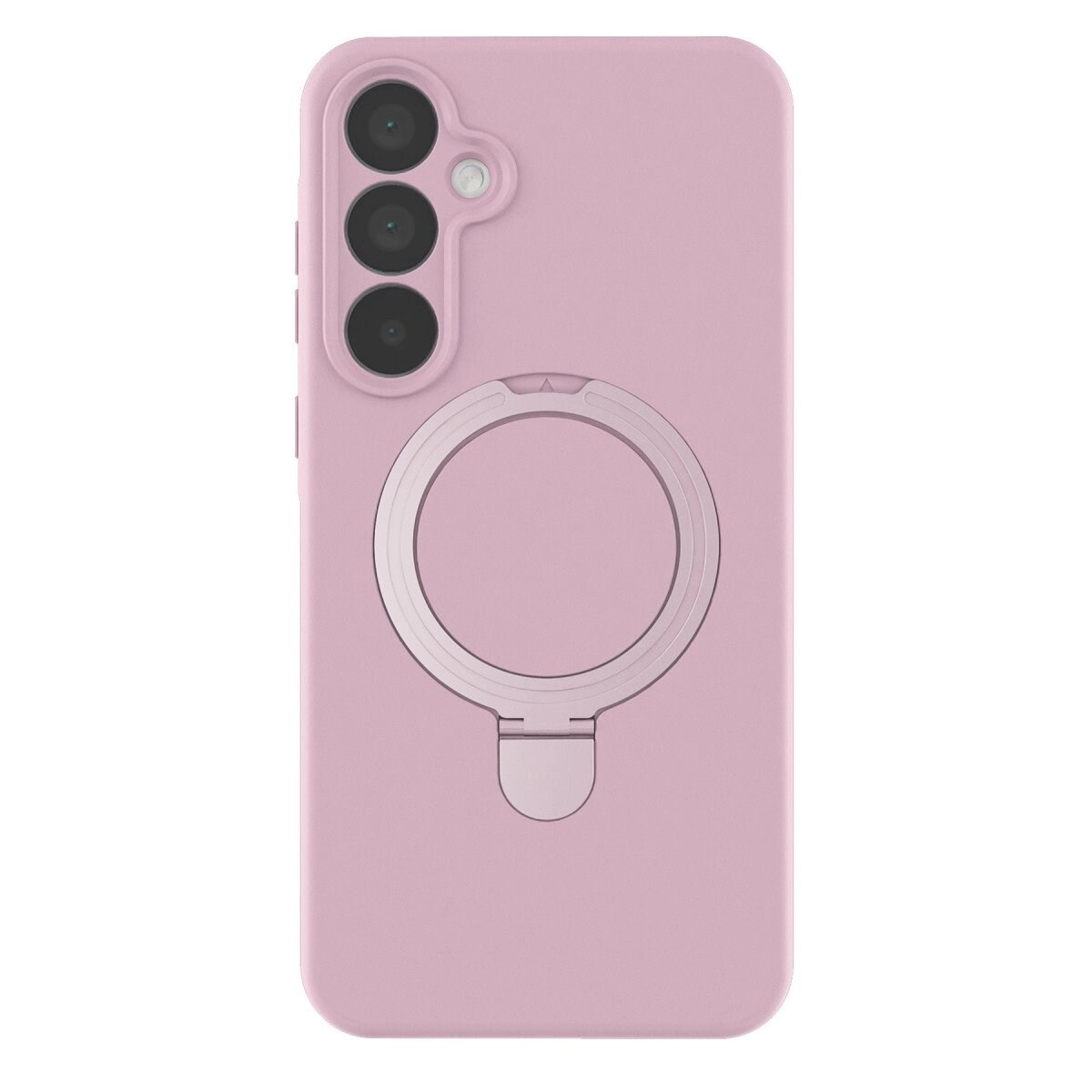 Samsung Galaxy A55 5g Regal Magsafe Standlı Kapak - Açık Pembe