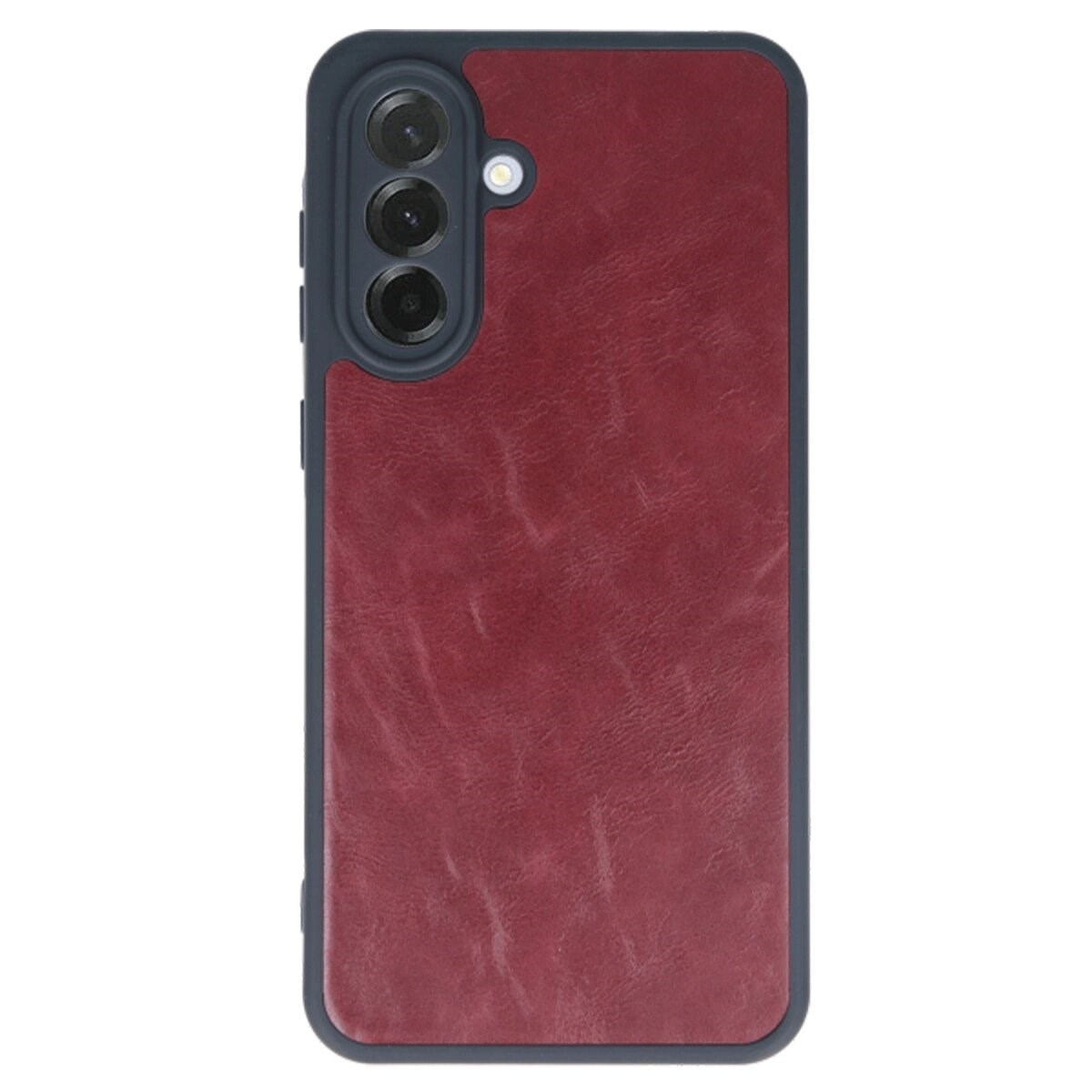 Samsung Galaxy A56 Kılıf Aras Deri Kapak - Bordo
