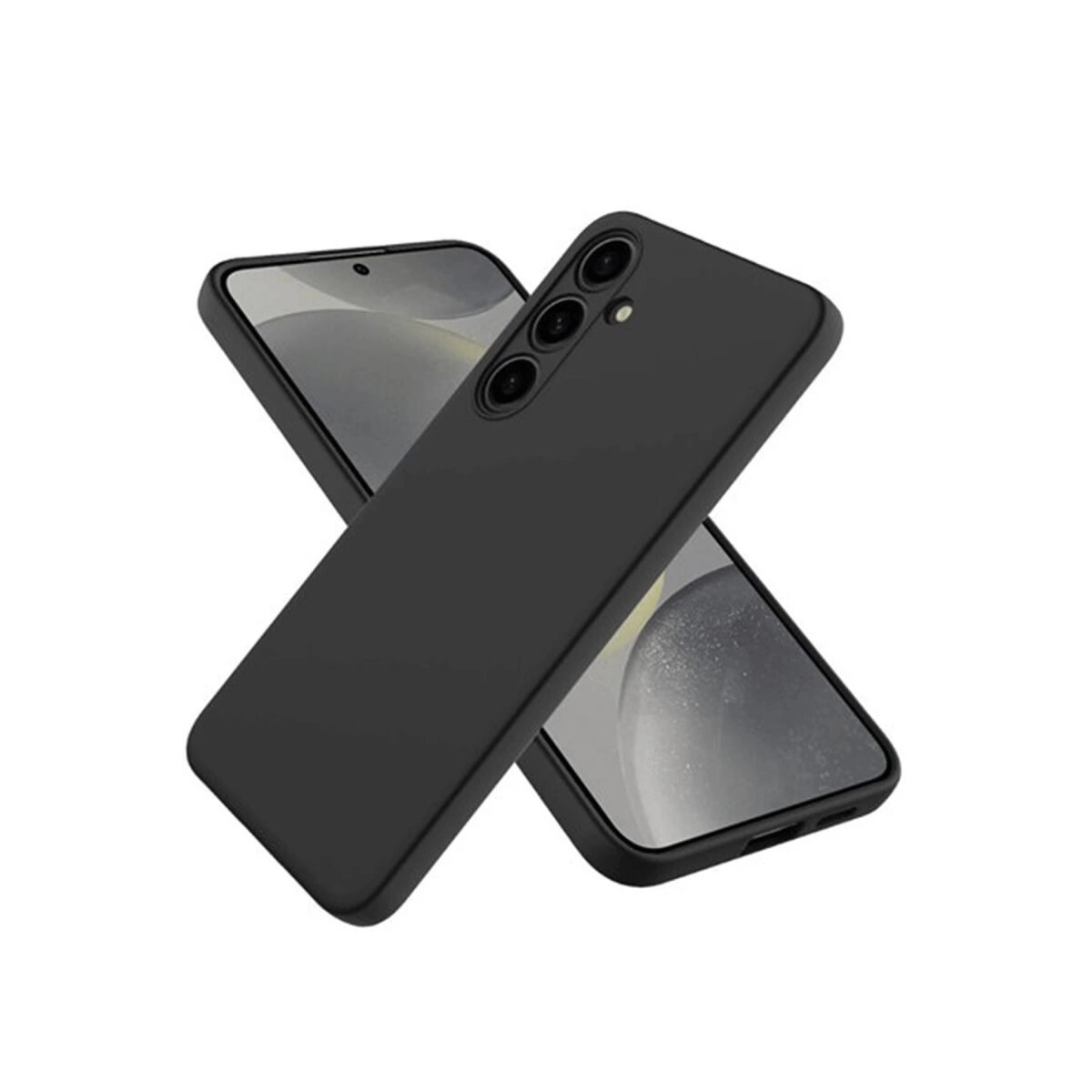 Samsung Galaxy A56 Kılıf First Silikon - Siyah