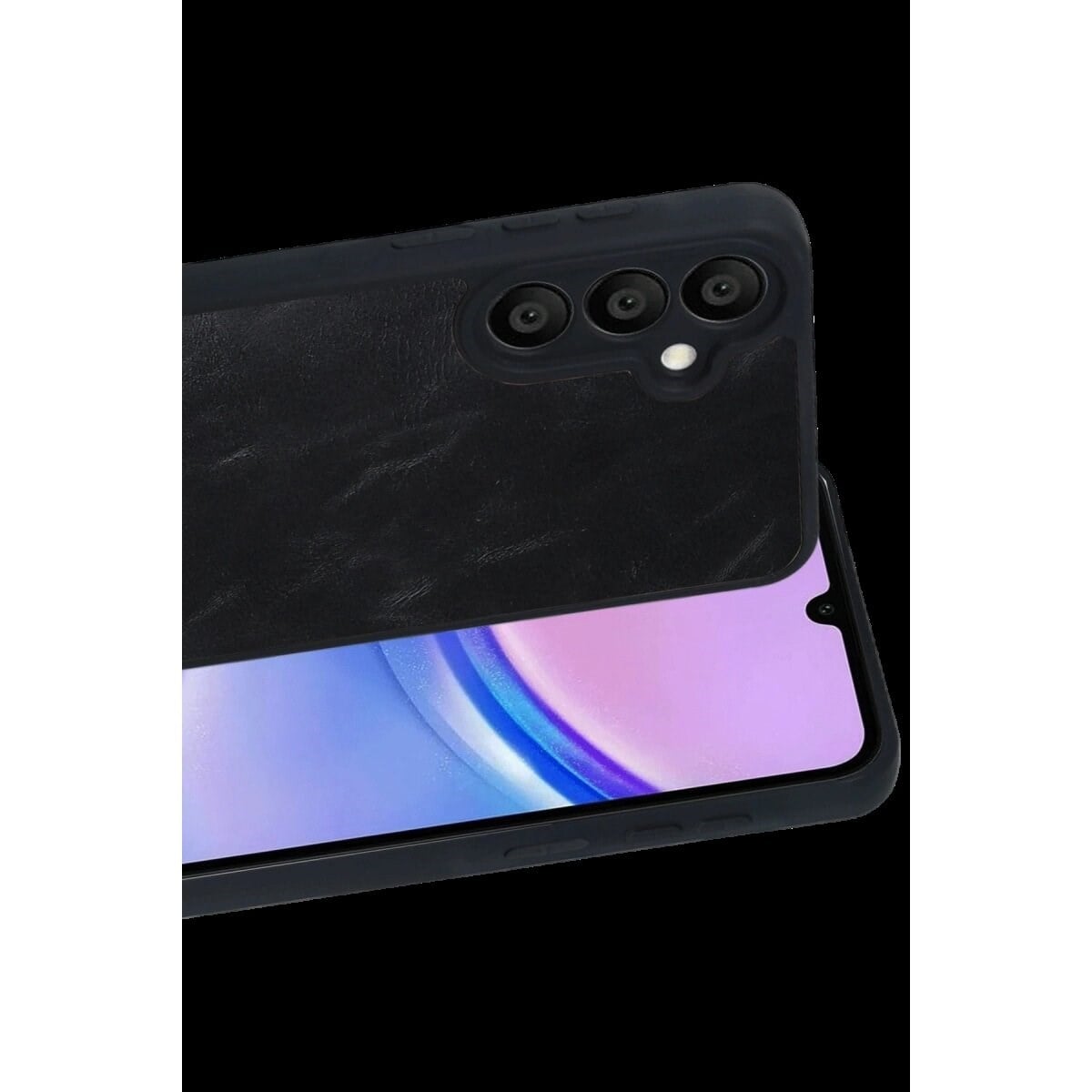 Samsung Galaxy A57 5g Aras Deri Kapak - Siyah